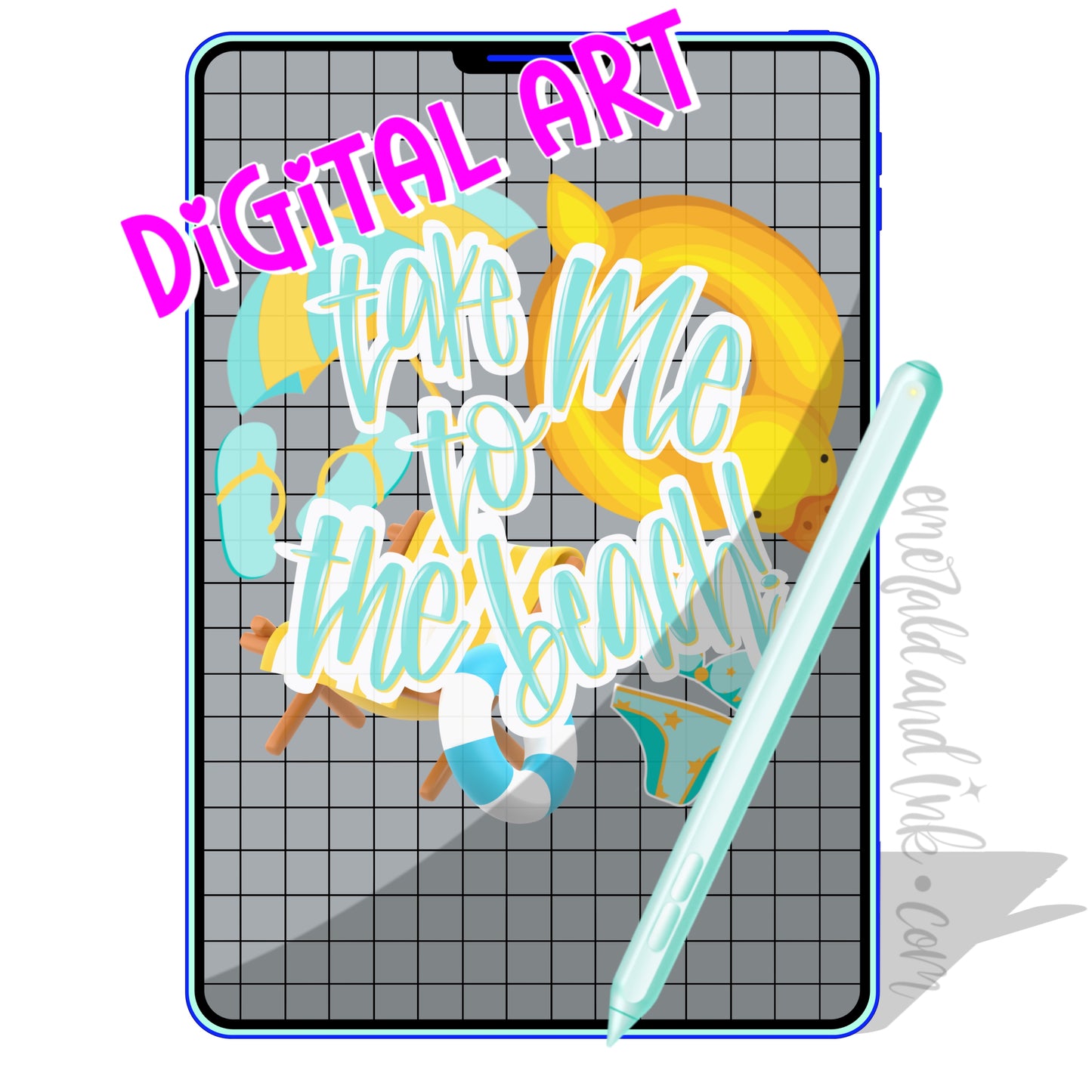 Take me to the beach - Digital Download
