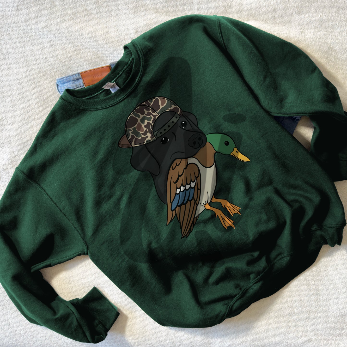 Black Lab Duck Hunter - Digital Download