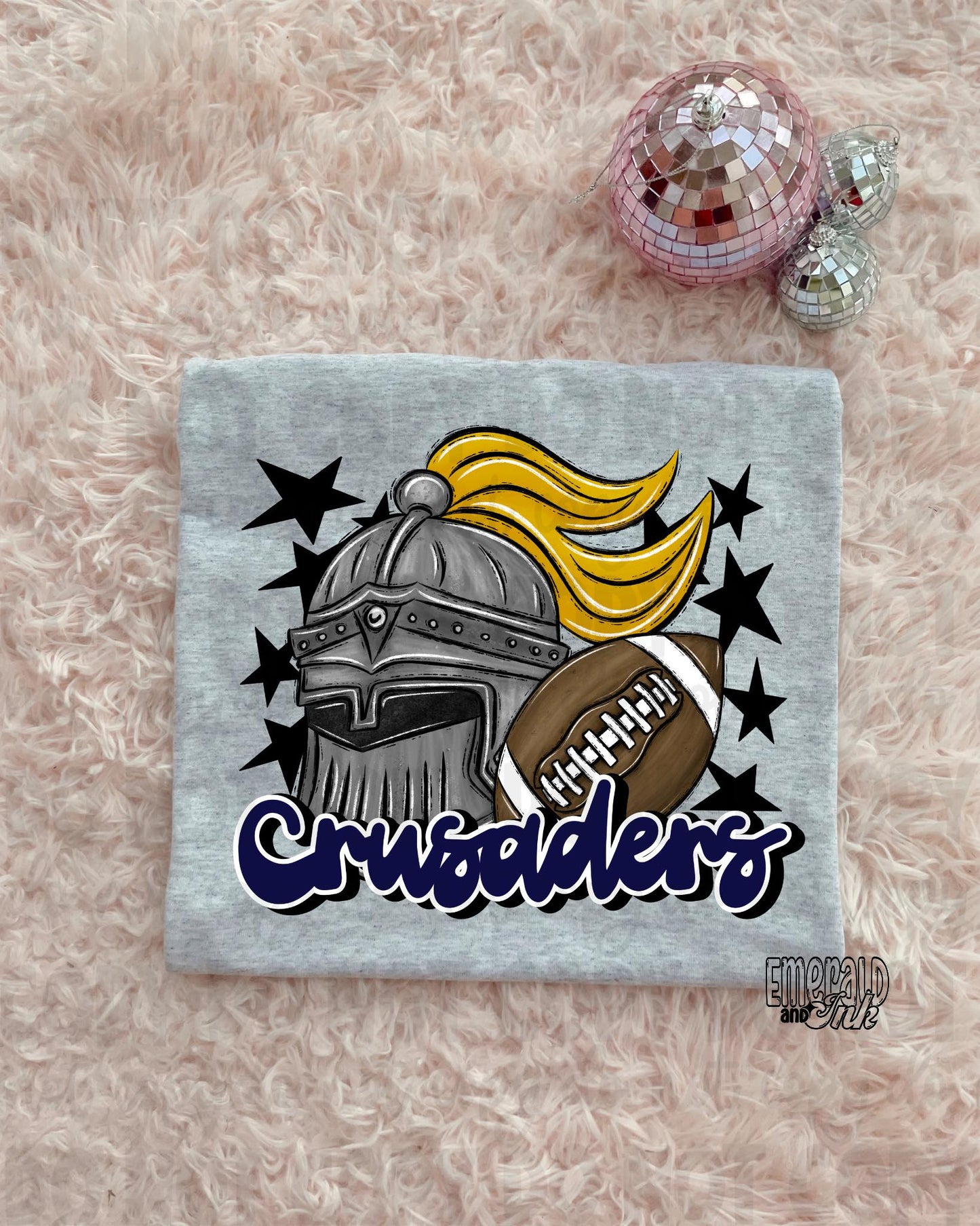 Mascot - Crusaders - DTF Transfer - TAT 5-7 biz days