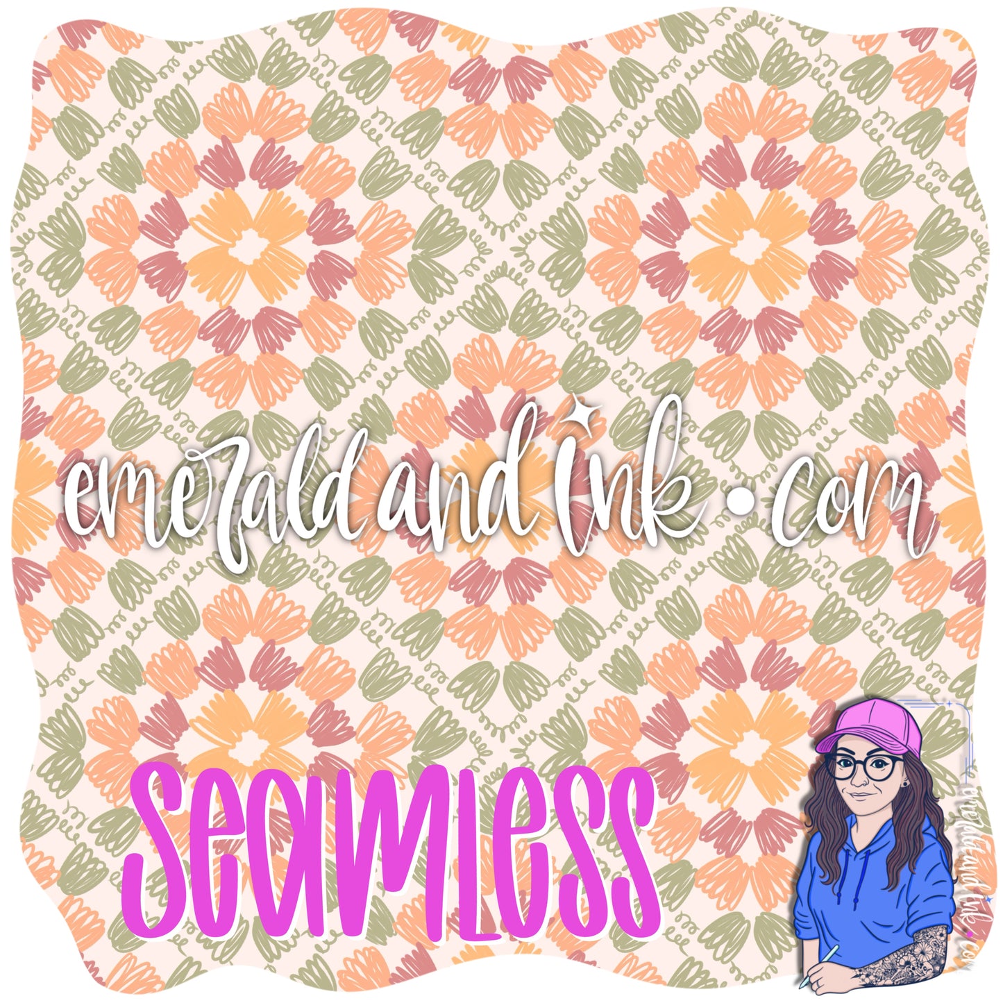 Granny Square Doodle Seamless JPG