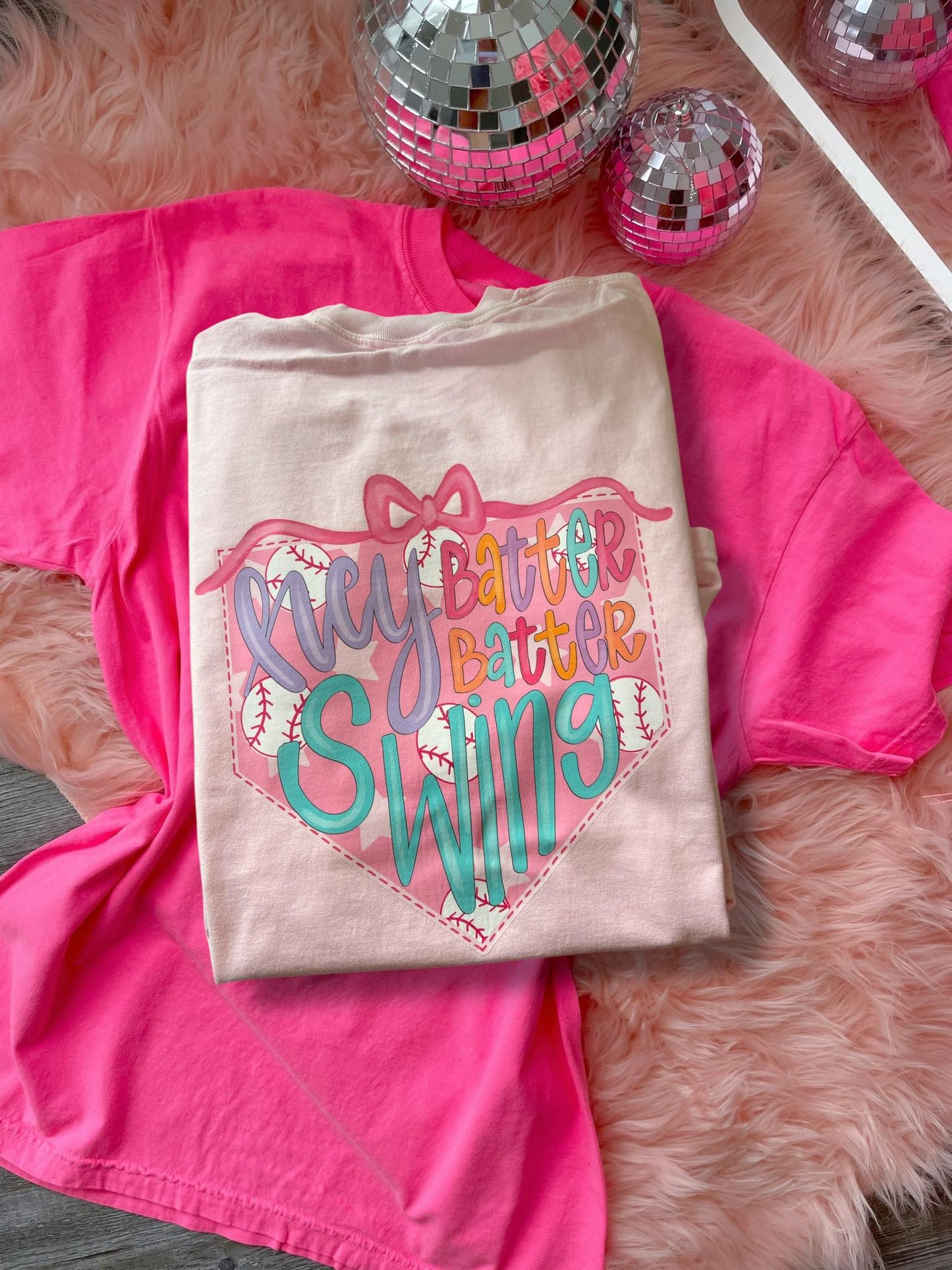 Hey Batter Batter Swing Baseball DTF Heat Transfer