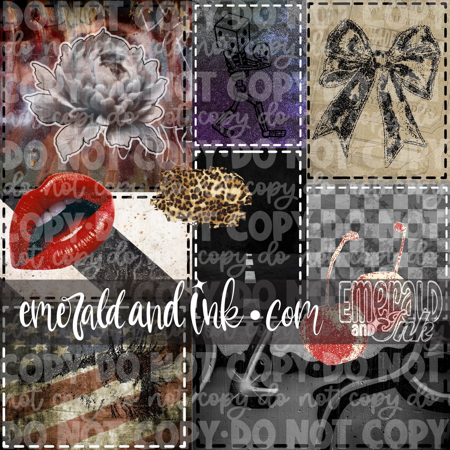 Grungy Patchwork JPEG File