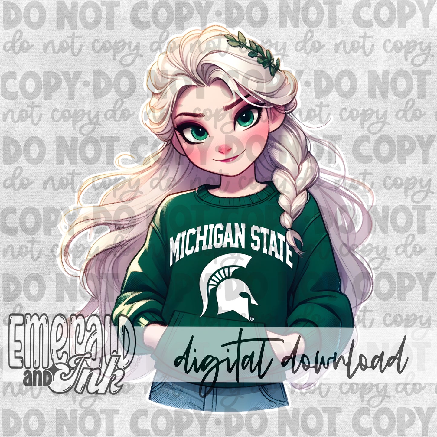 Ice Queen - Michigan Green - Digital Download