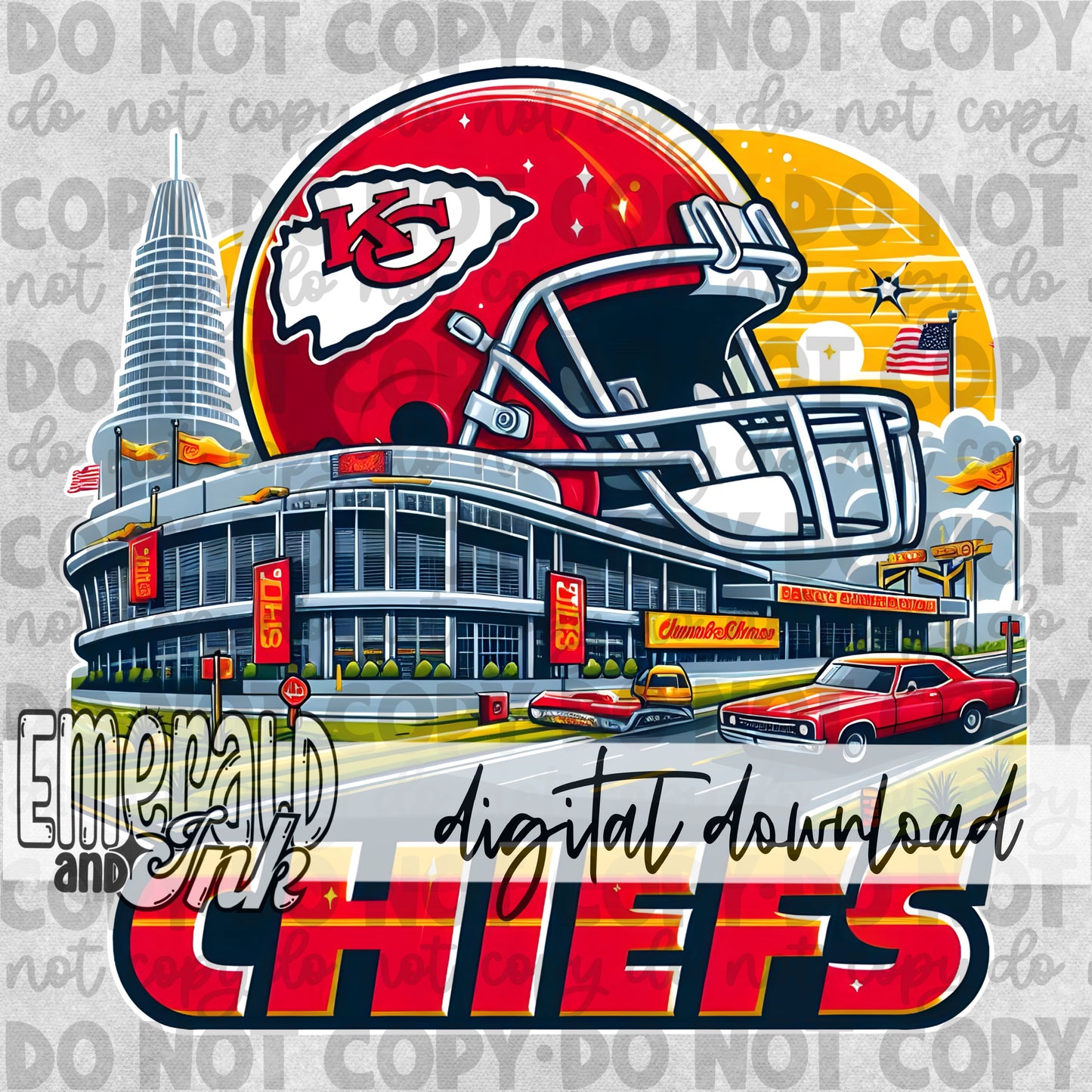 Football Stadium Digital Download - KCC