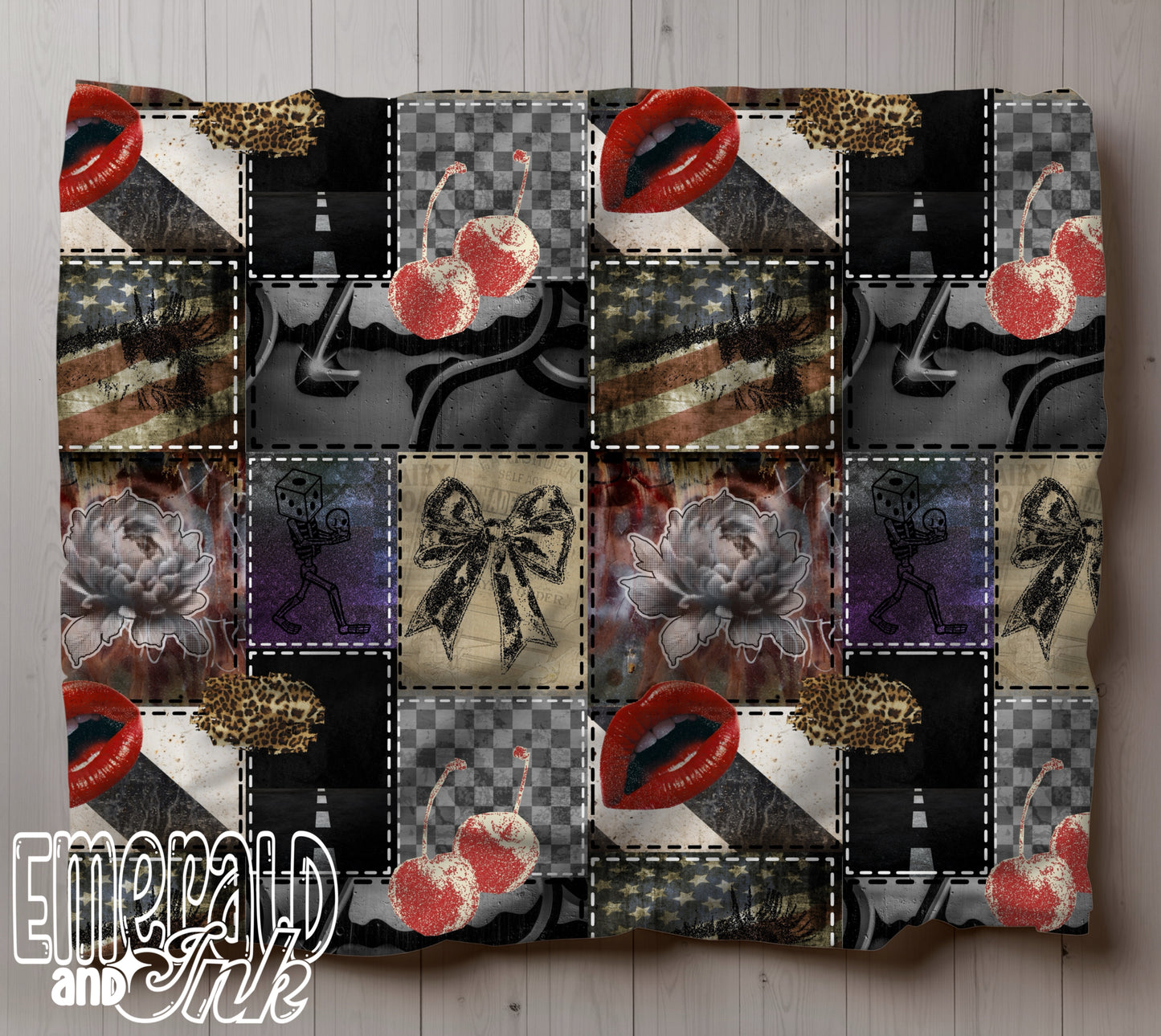 Grungy Patchwork JPEG File