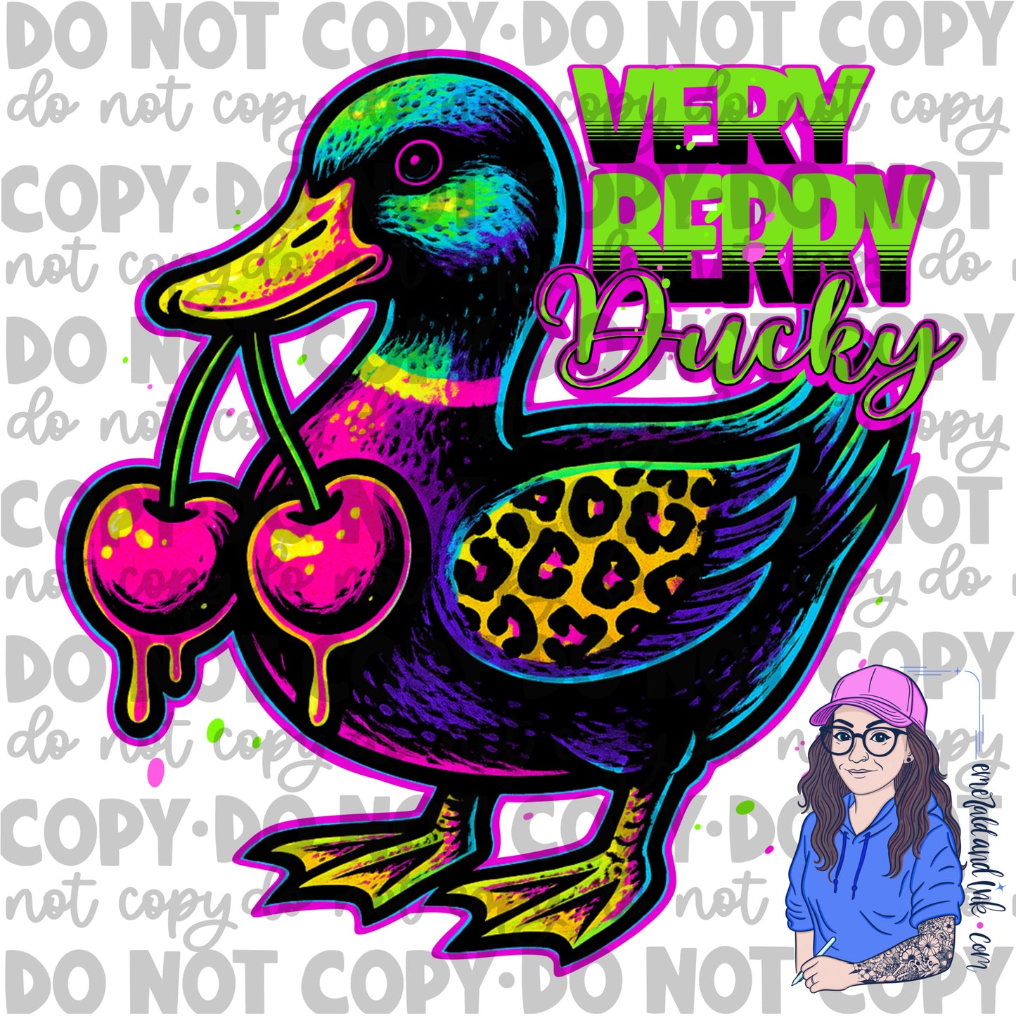Very Berry Ducky PNG Download