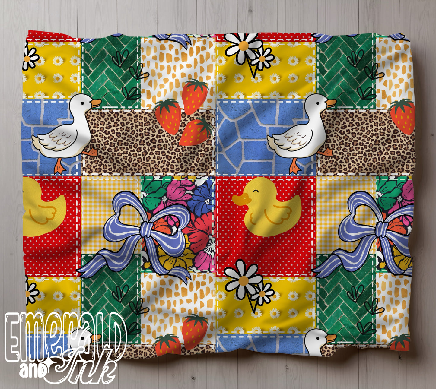 Ducky Patchwork JPEG File