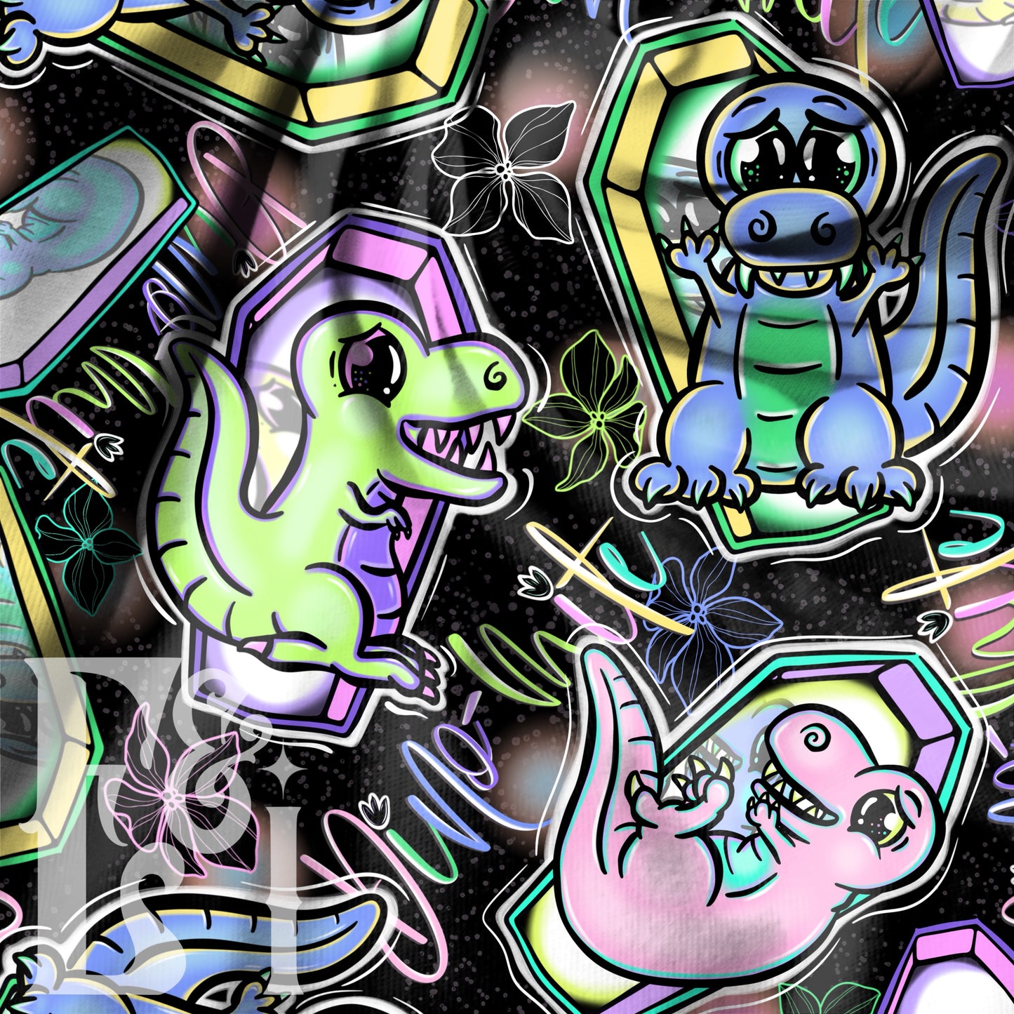 Dino-Mite Seamless Digital Download