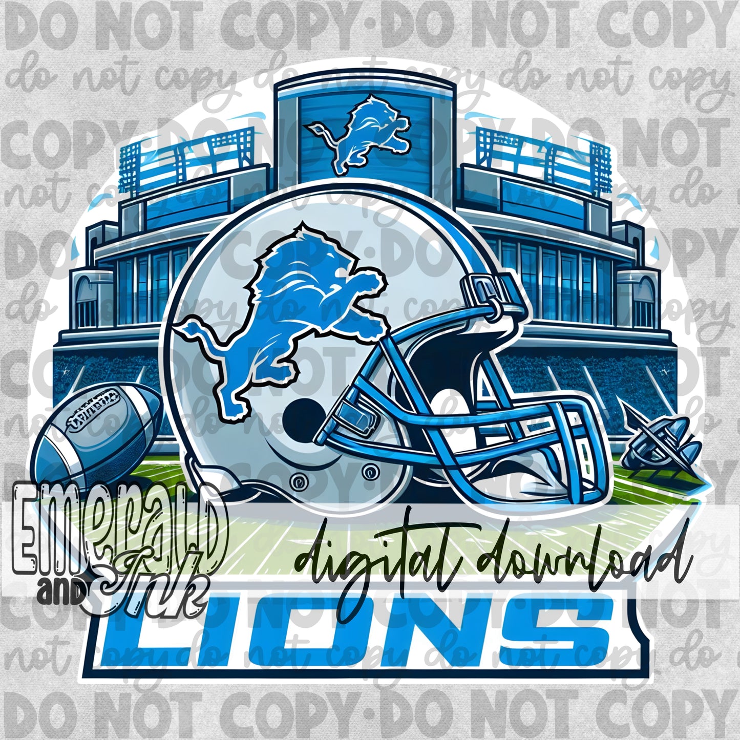 Football Stadium Digital Download - DL