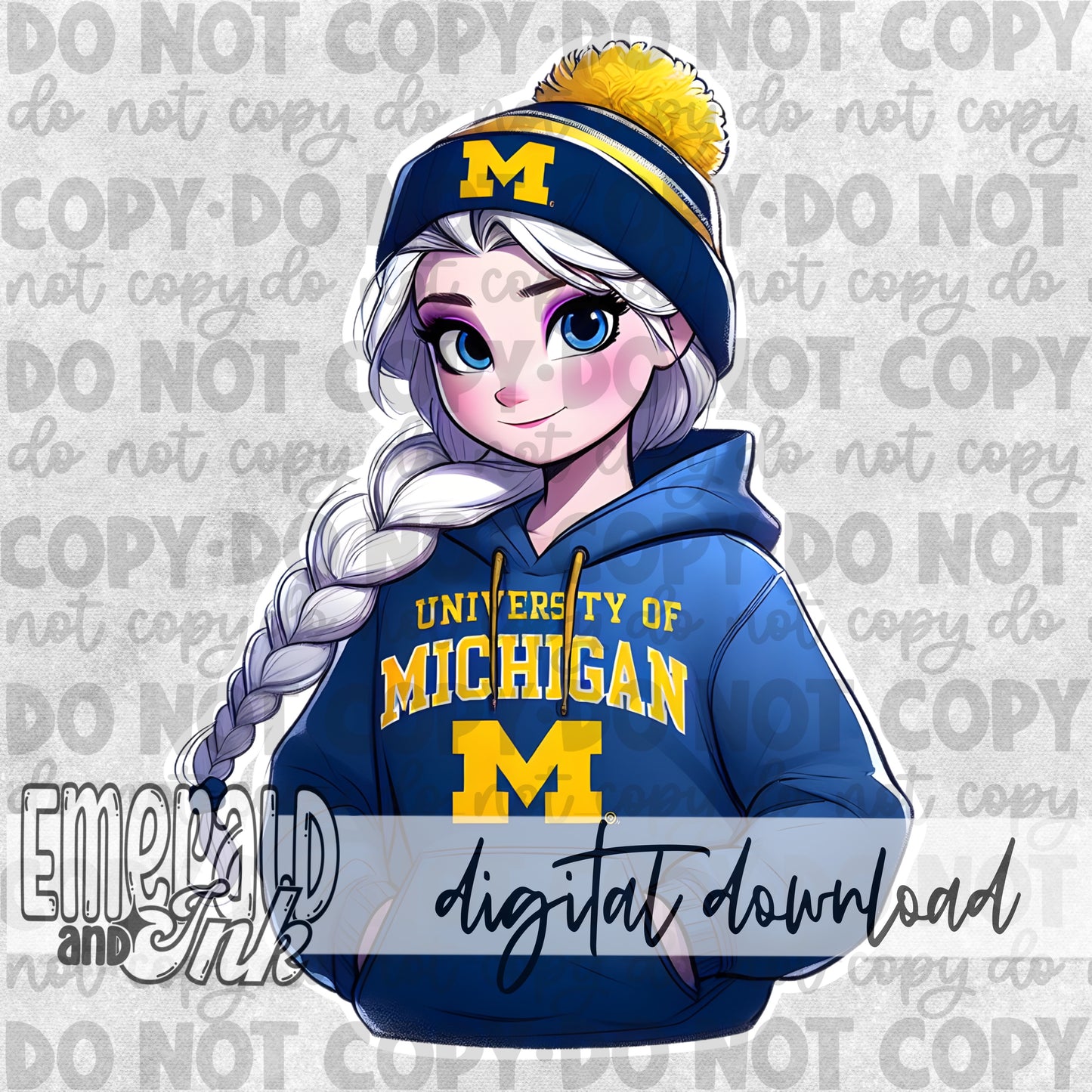 Ice Queen - Michigan Blue - Digital Download