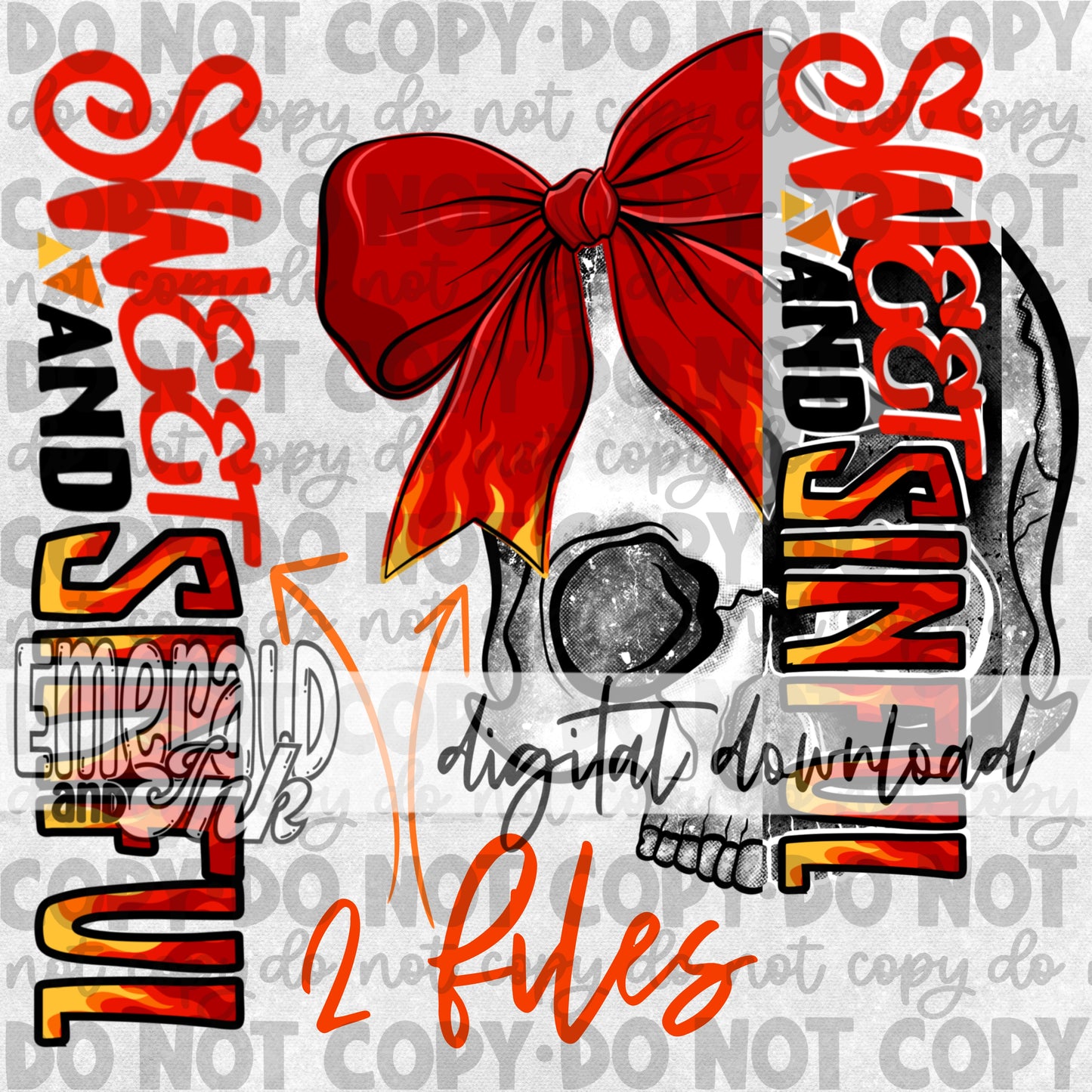 Sweet and Sinful Skull Set Digital Download