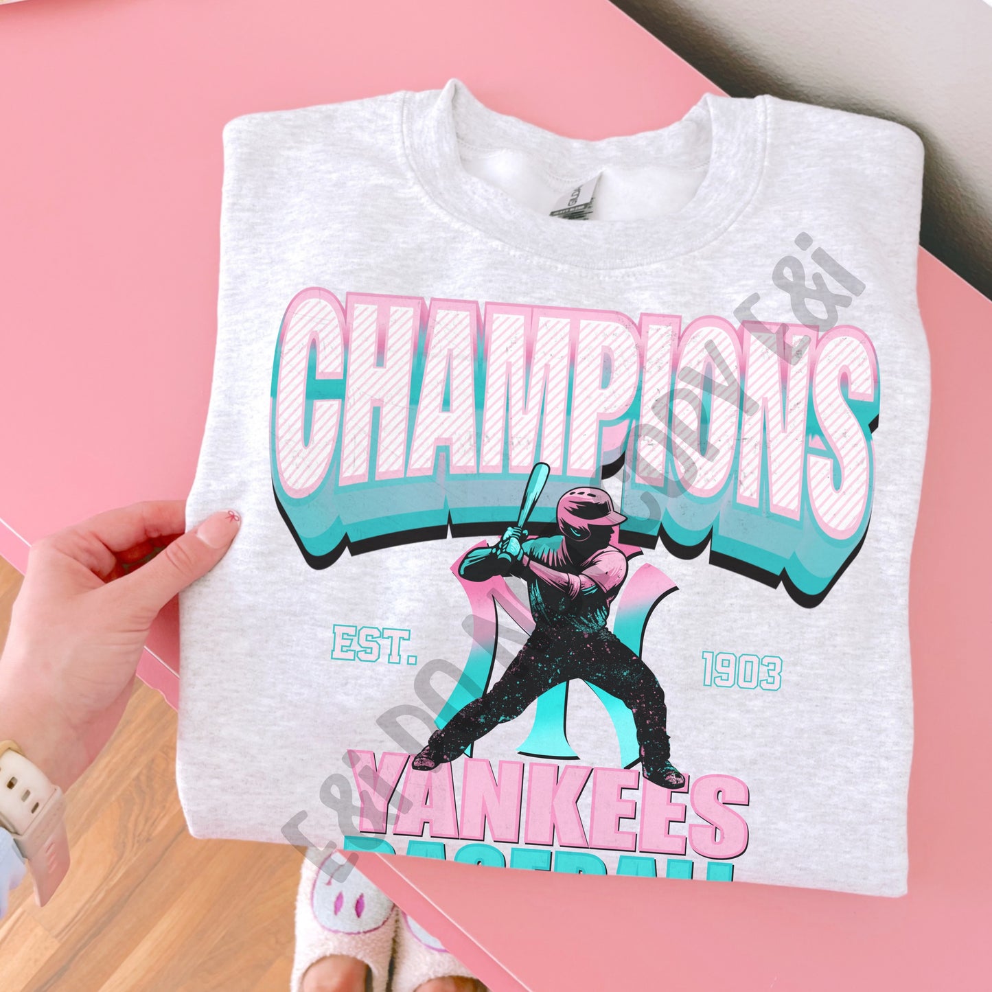 CHAMPIONS NYY Baseball *ORIG DESIGNER* - PNG File