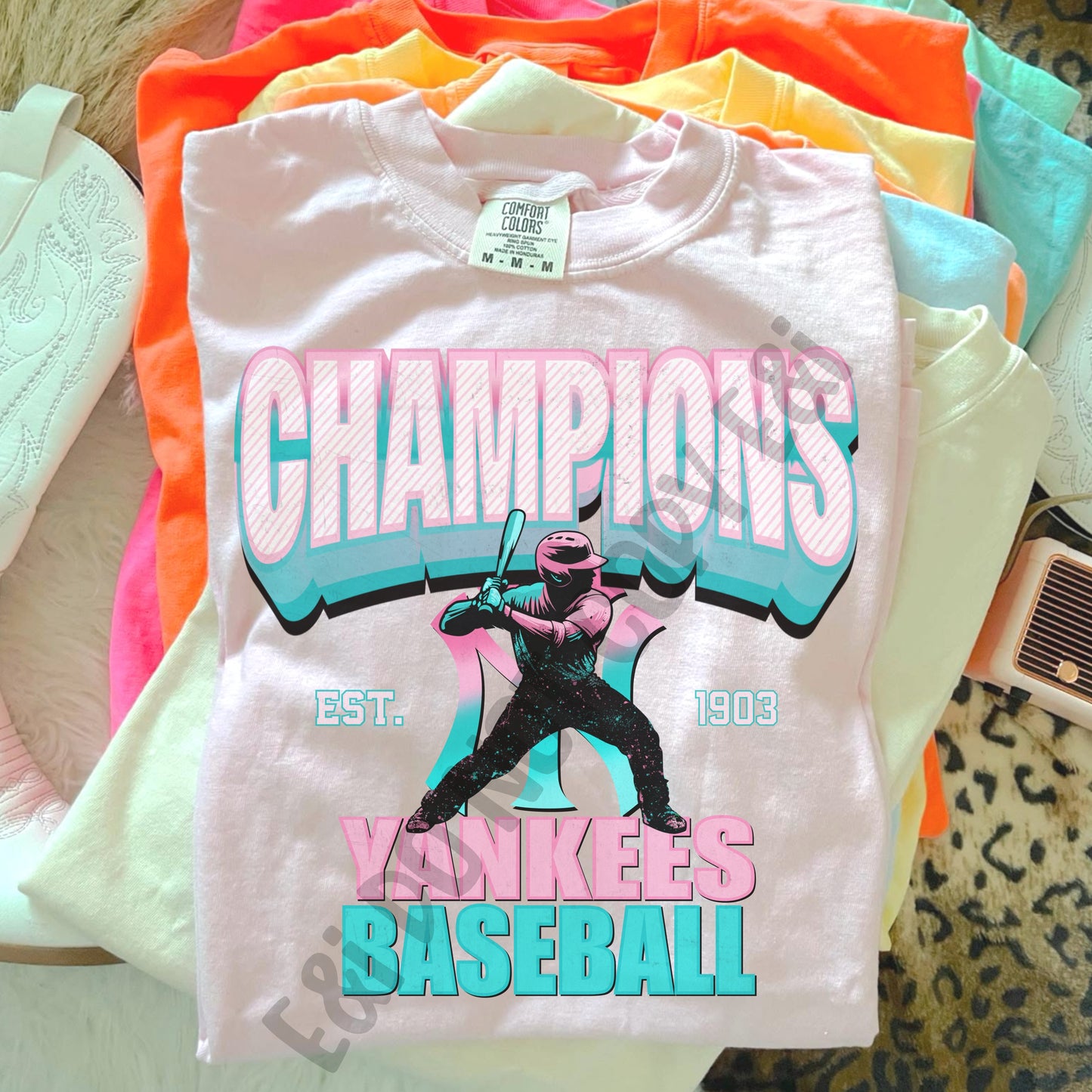 CHAMPIONS NYY Baseball *ORIG DESIGNER* - PNG File