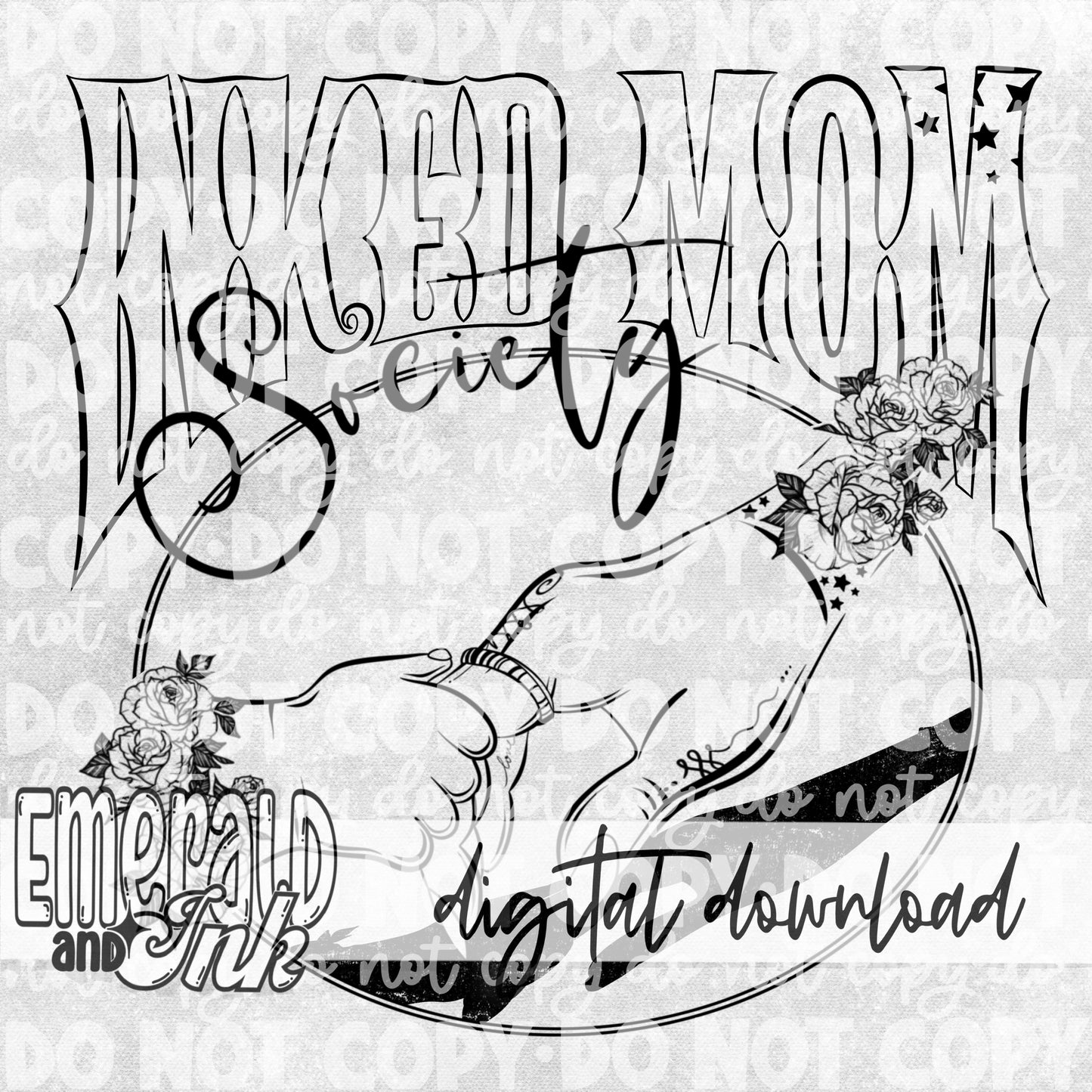 Inked Mom Society - Digital File Download