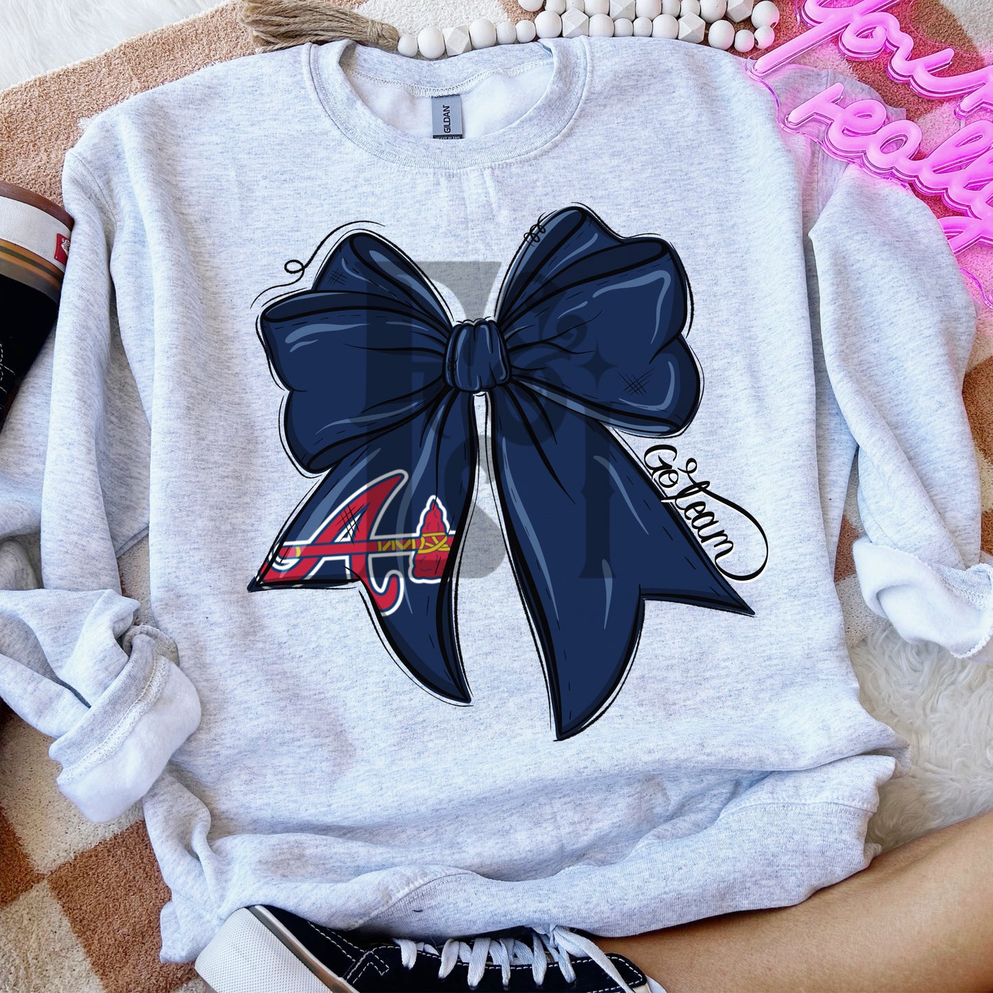 Baseball Team Bow AB Digital Download