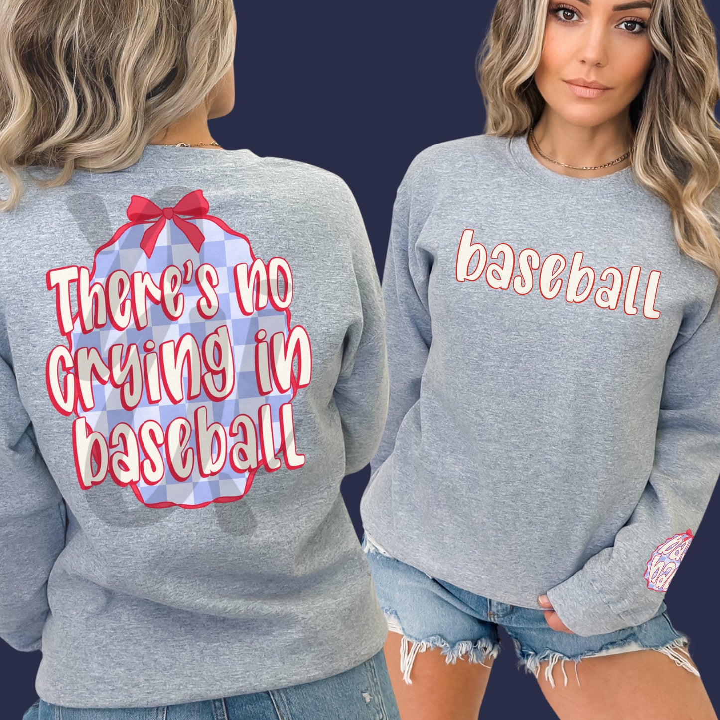 There’s No Crying In Baseball Set - PNG Files