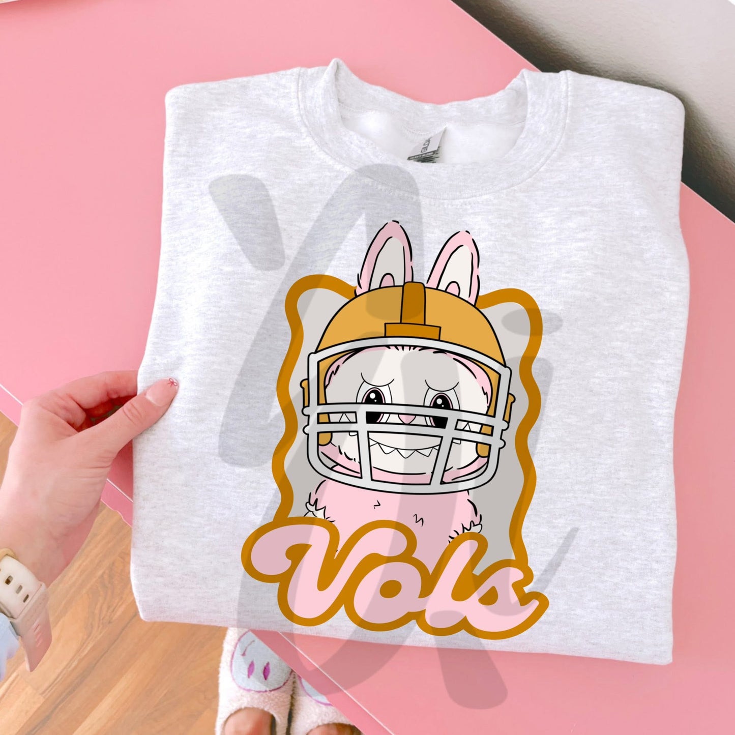 Retro Girly LaBooBoo Football - Digital Download (customizable)