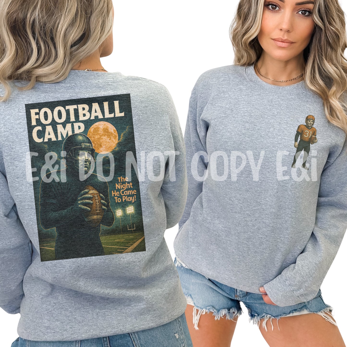 Horror Football Camp Set - PNG Files