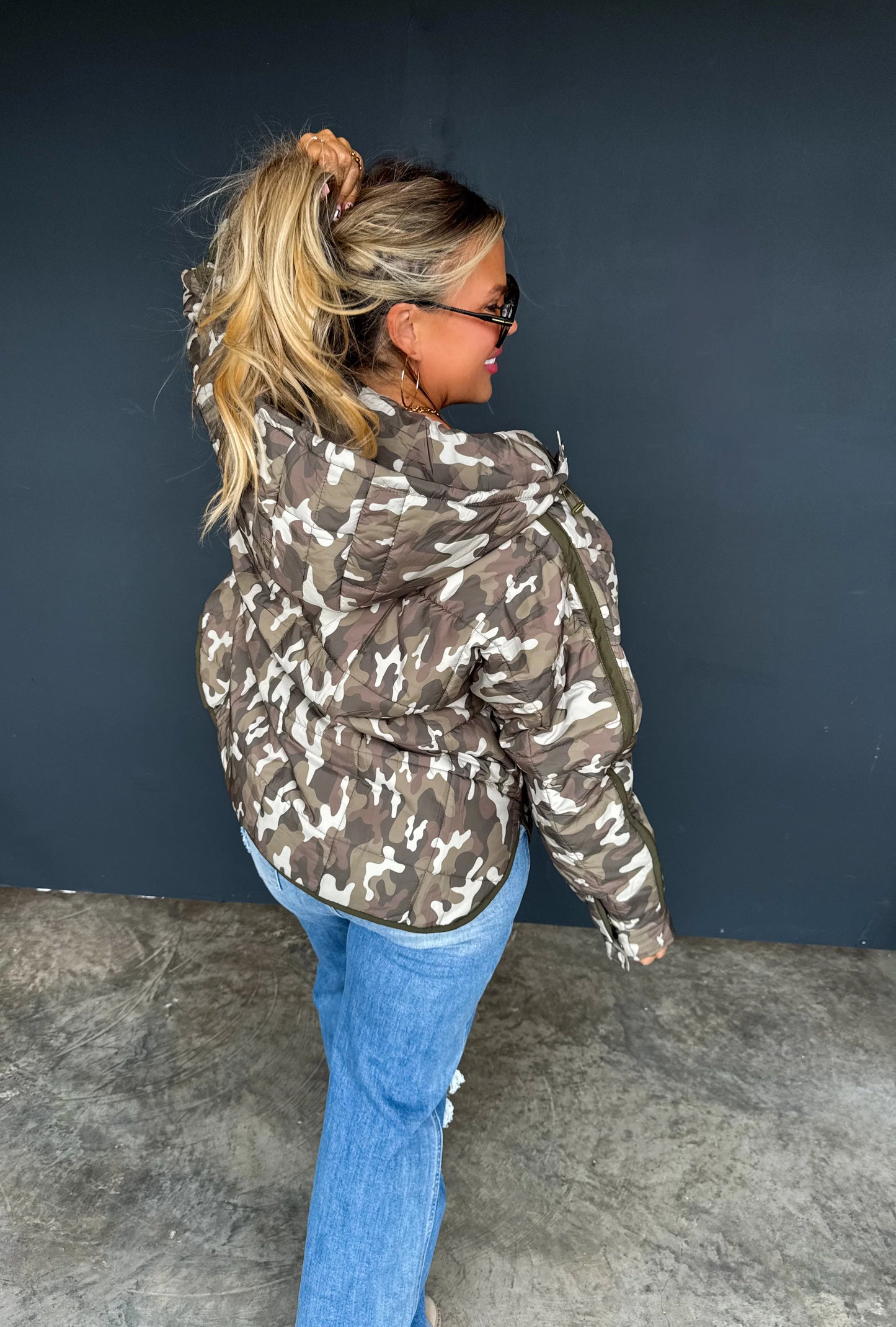 Punchy Puffer — Camo Vibes