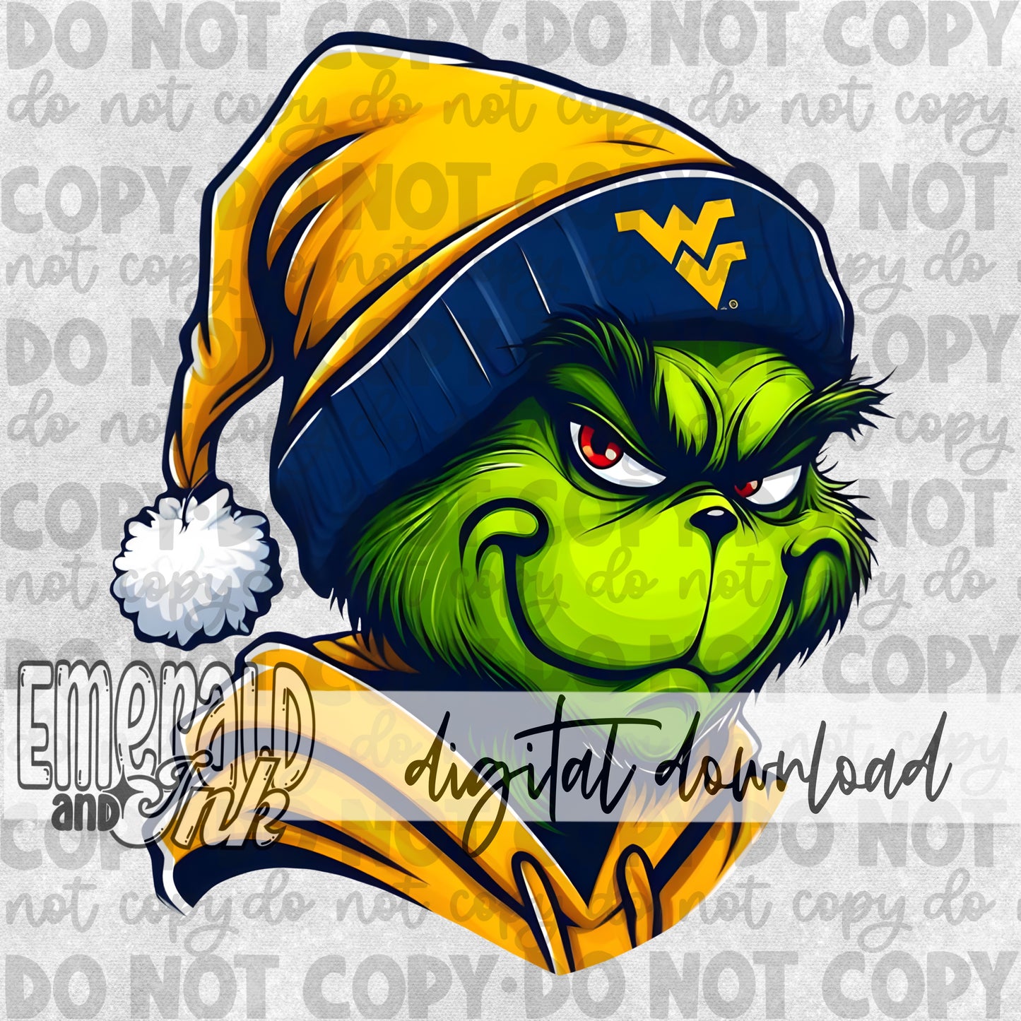 Mean Green Spirit Wear - West Virginia - Digital Download