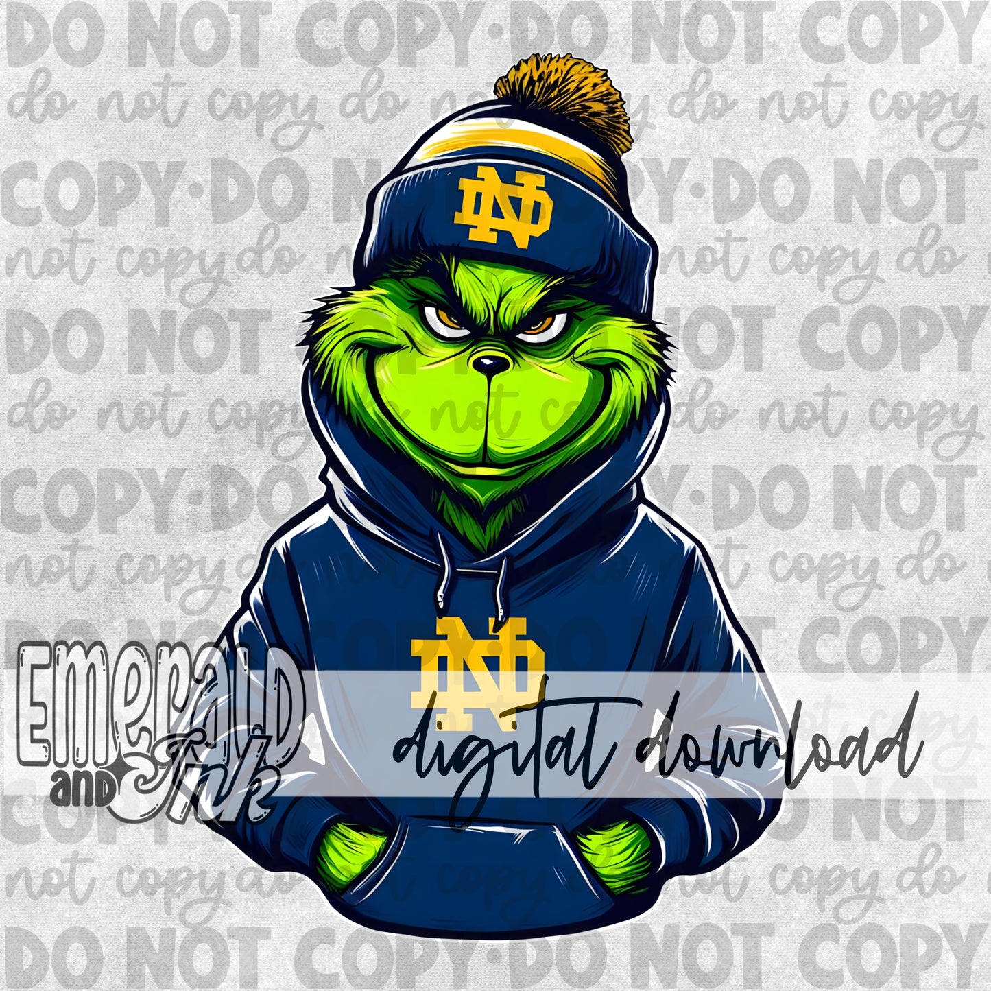 Mean Green Spirit Wear - Indiana Blue & Gold - Digital Download