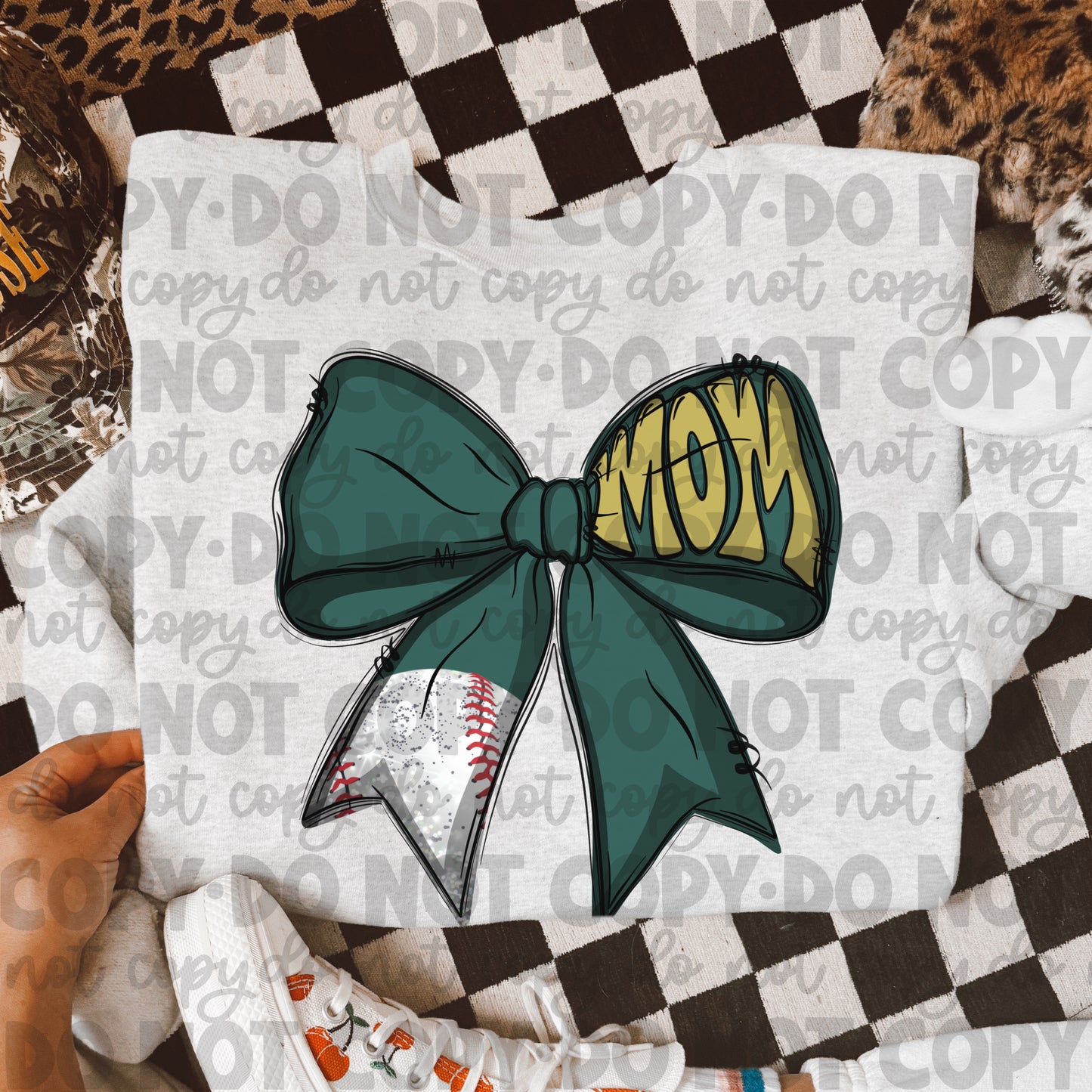 Baseball & Softball Mom Bow Bundle Digital Download
