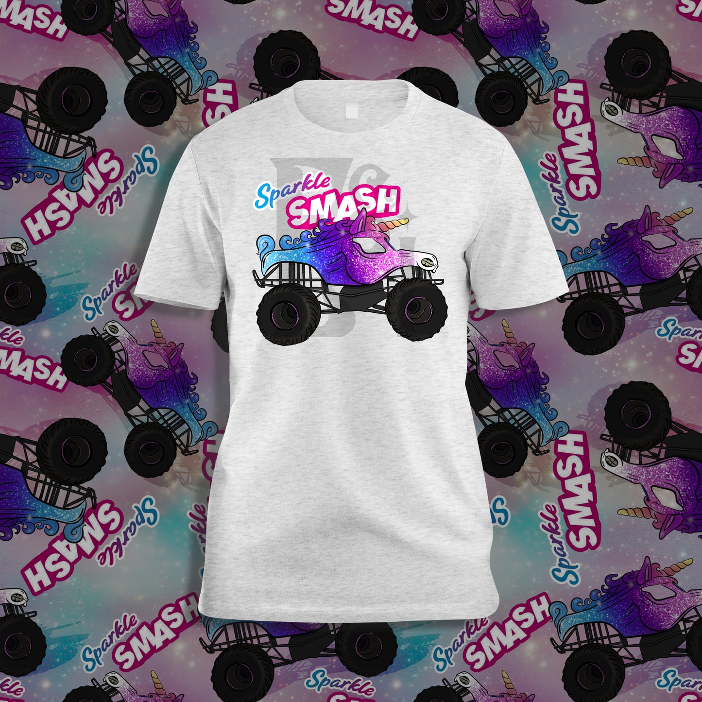 Unicorn Truck & Matching Seamless Paper Digital Download