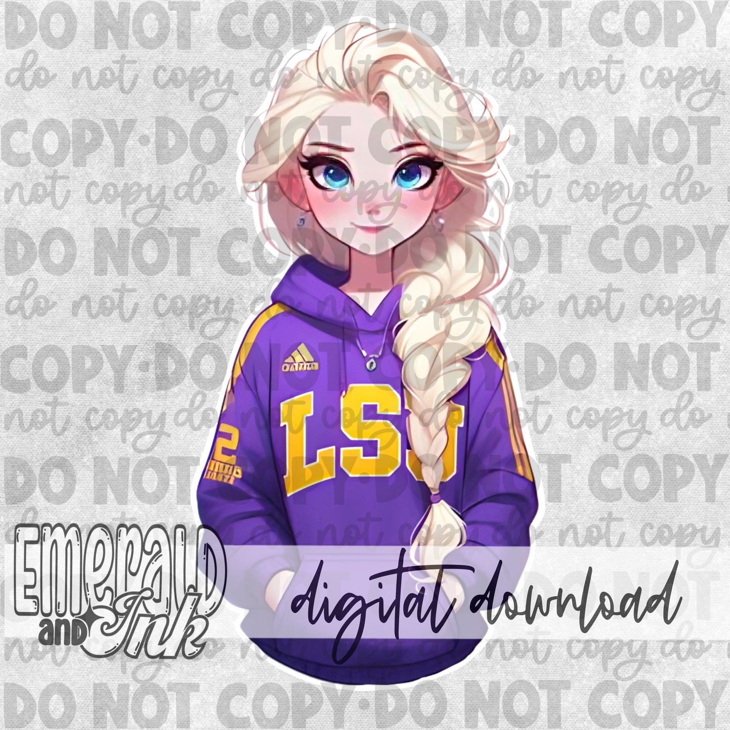 Ice Queen - Louisiana Purple - Digital Download