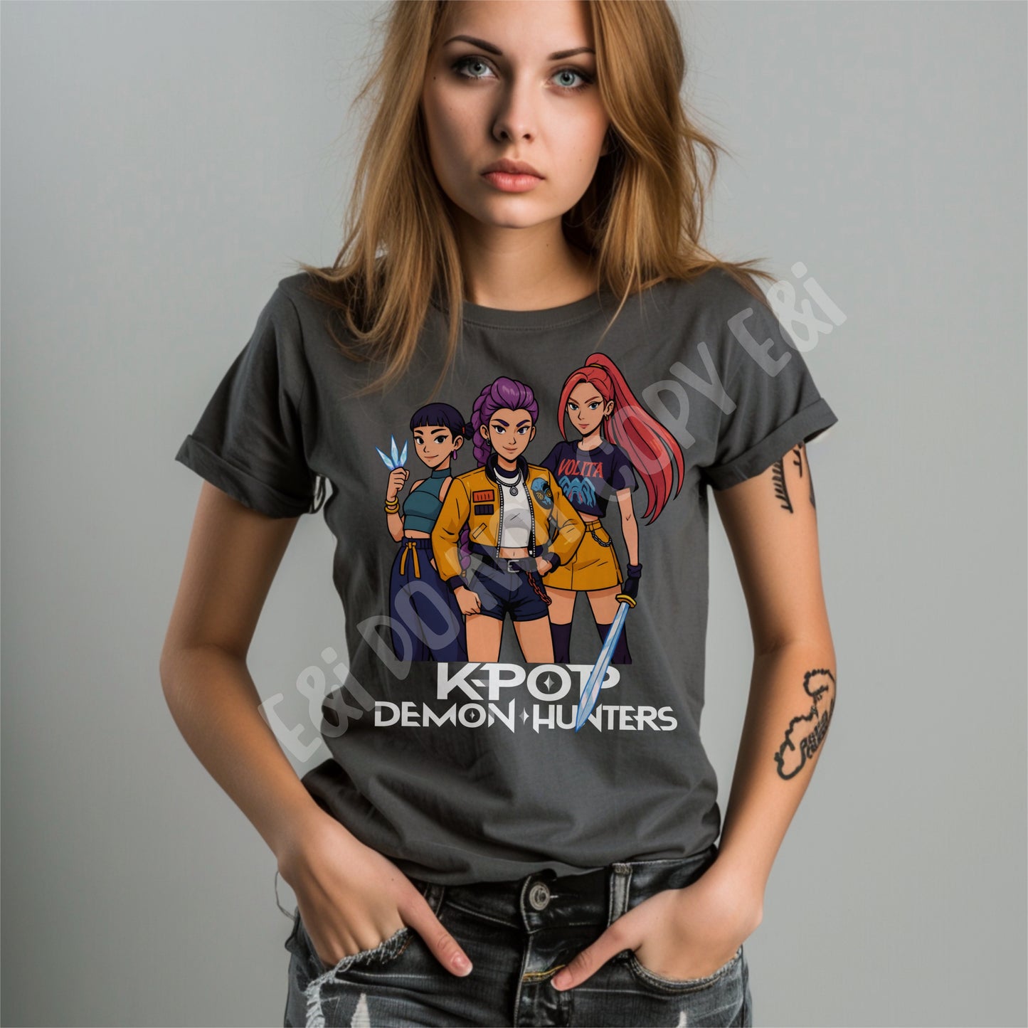 Girl Band Hunters PNG - Digital Download