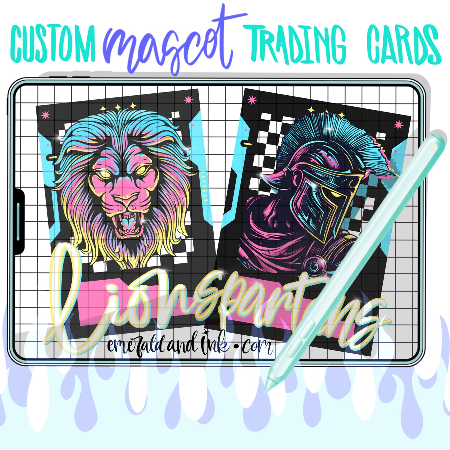 Custom Mascot Trading Card - Digital Download Only