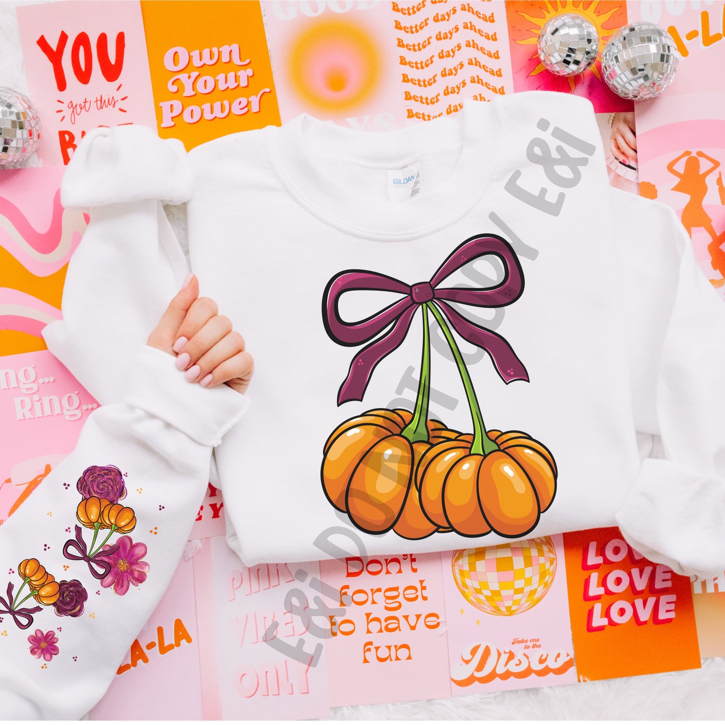 Coquette Pumpkins PNG Set (3 files)
