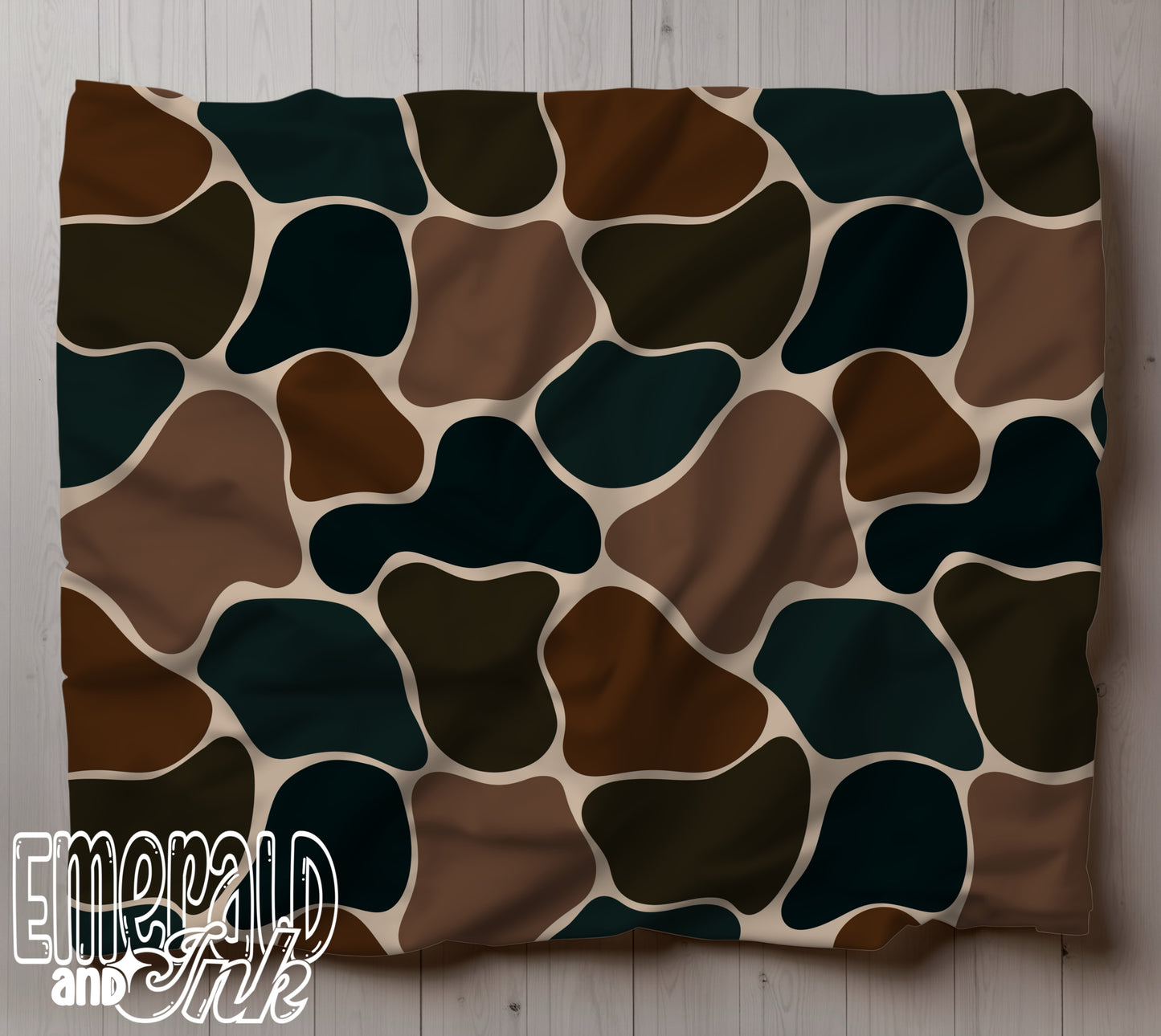 Duck Camo Cozy Throw Blanket - Multiple Sizes Available