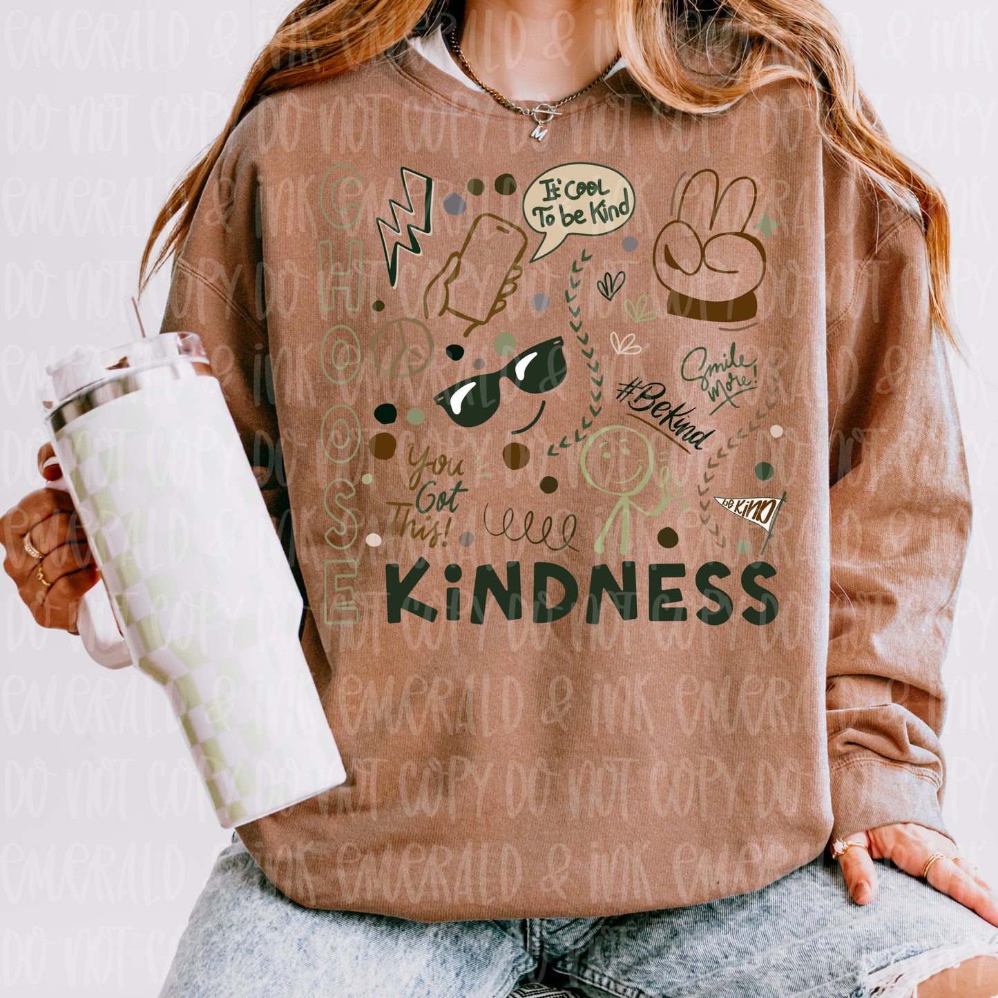 Choose Kindness Unisex Subway Style PNG Digital Download