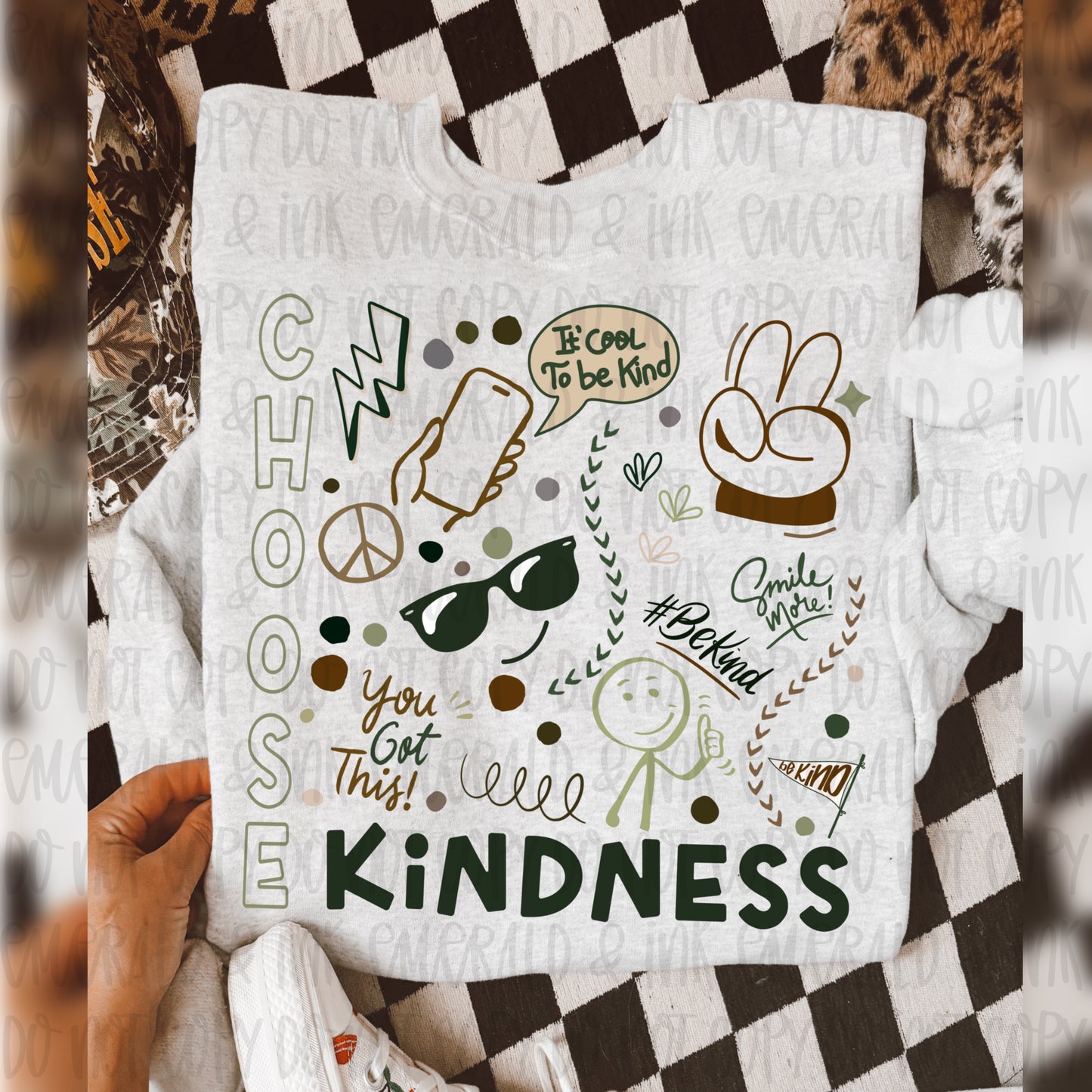 Choose Kindness Unisex Subway Style PNG Digital Download