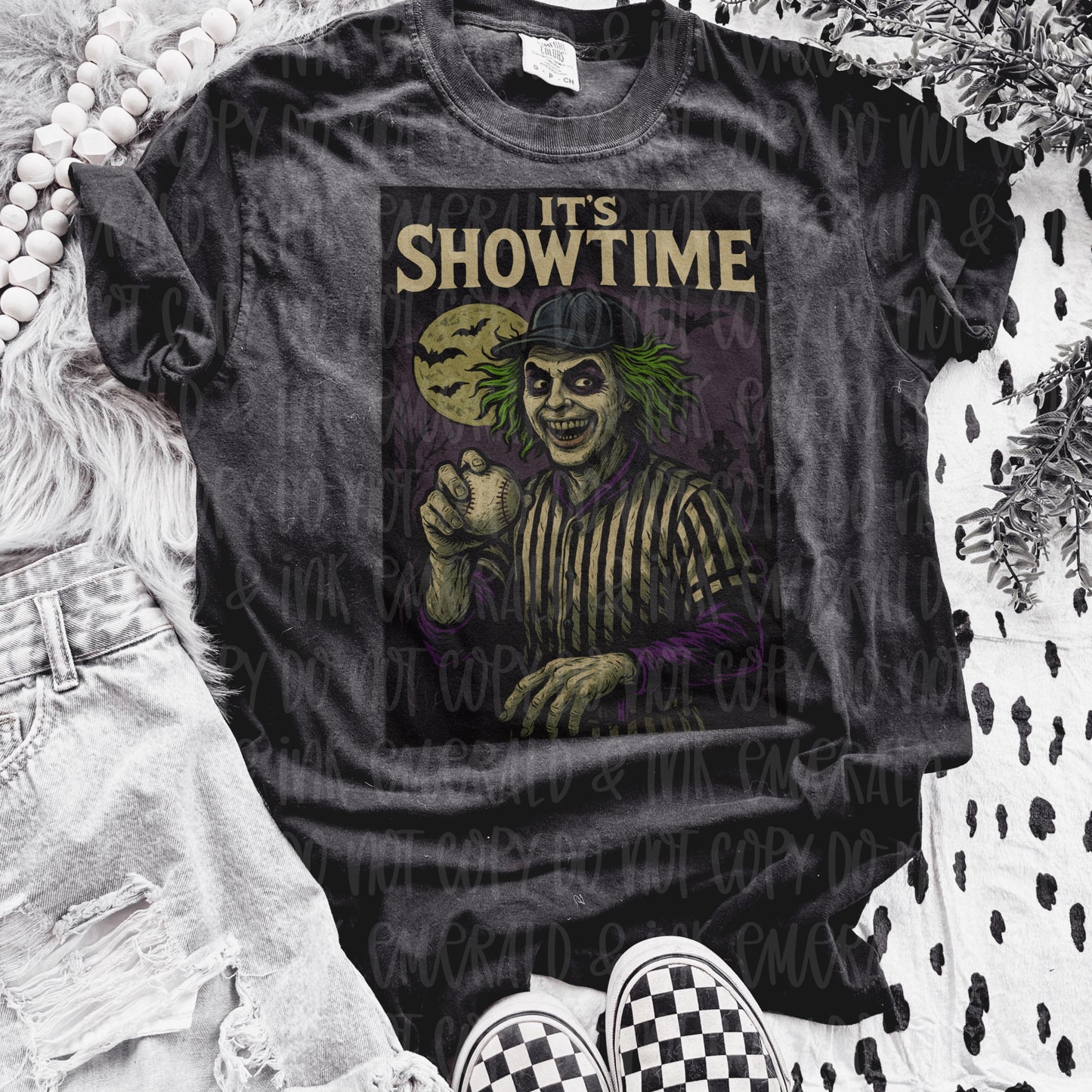 Horror Baseball Showtime PNG File