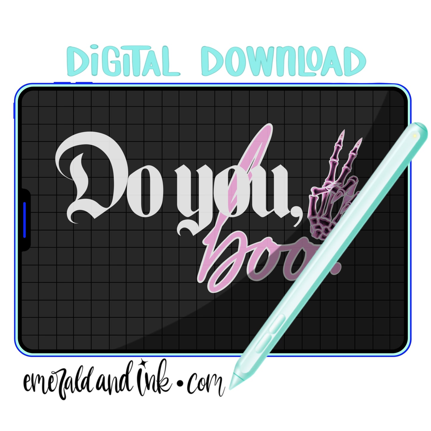 Do you, boo (white) - Digital Download