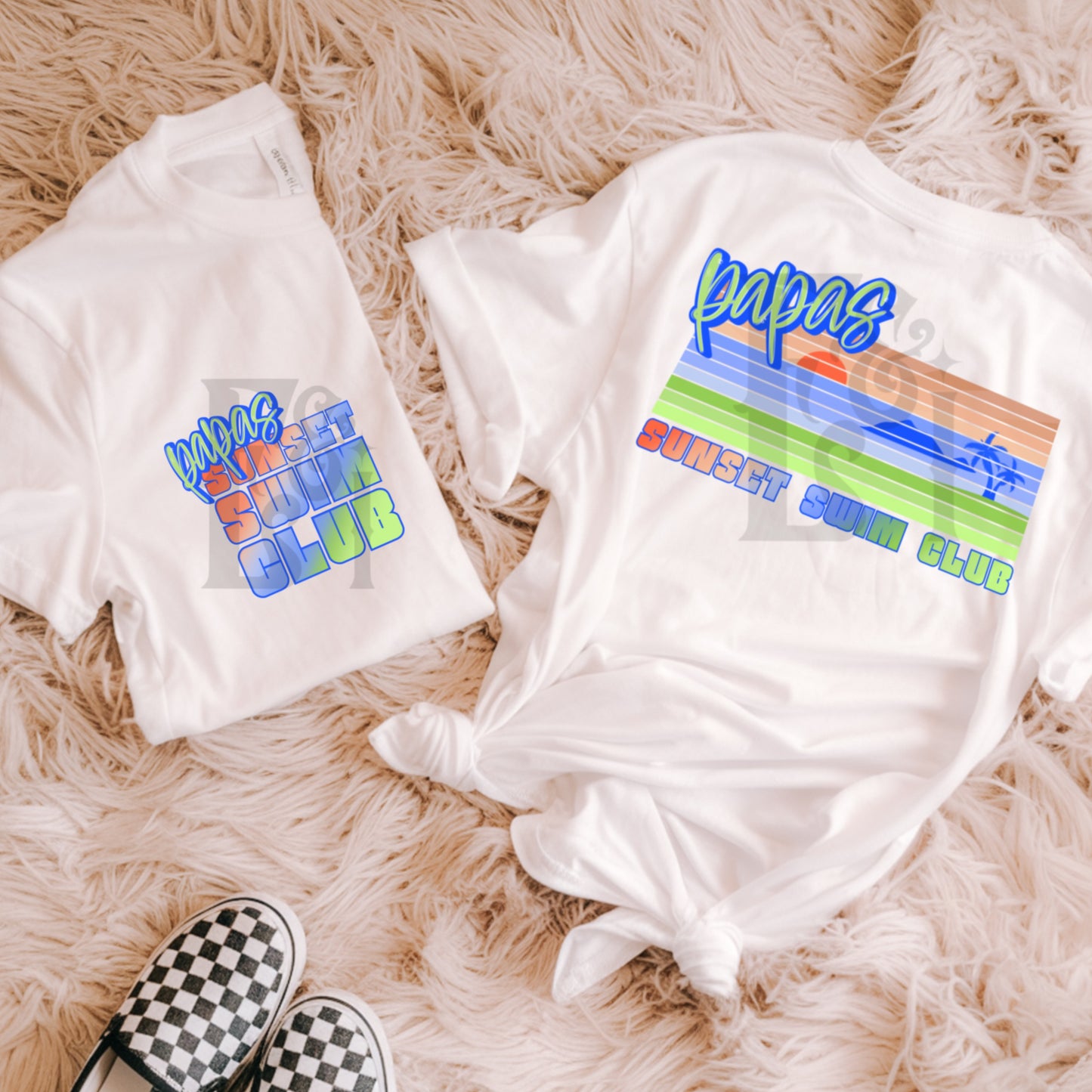 Papas Sunset Swim Club Set - Digital Download