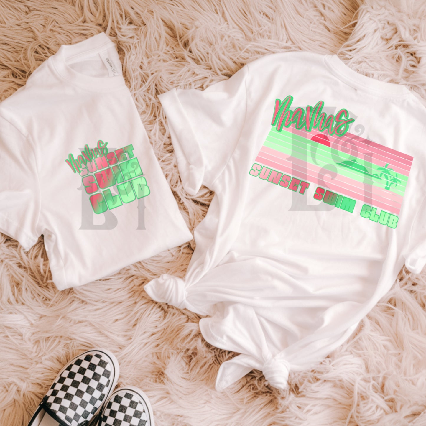 Mamas Sunset Swim Club Watermelon Set - Digital Download