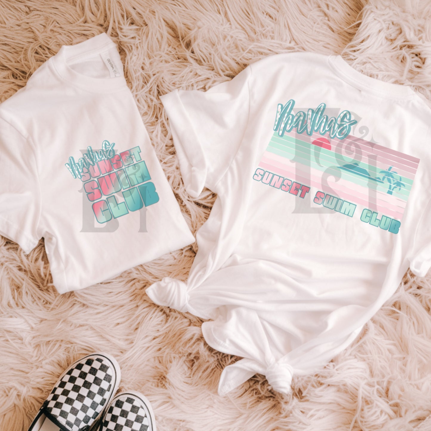 Mamas Sunset Swim Club Pastel Set - Digital Download