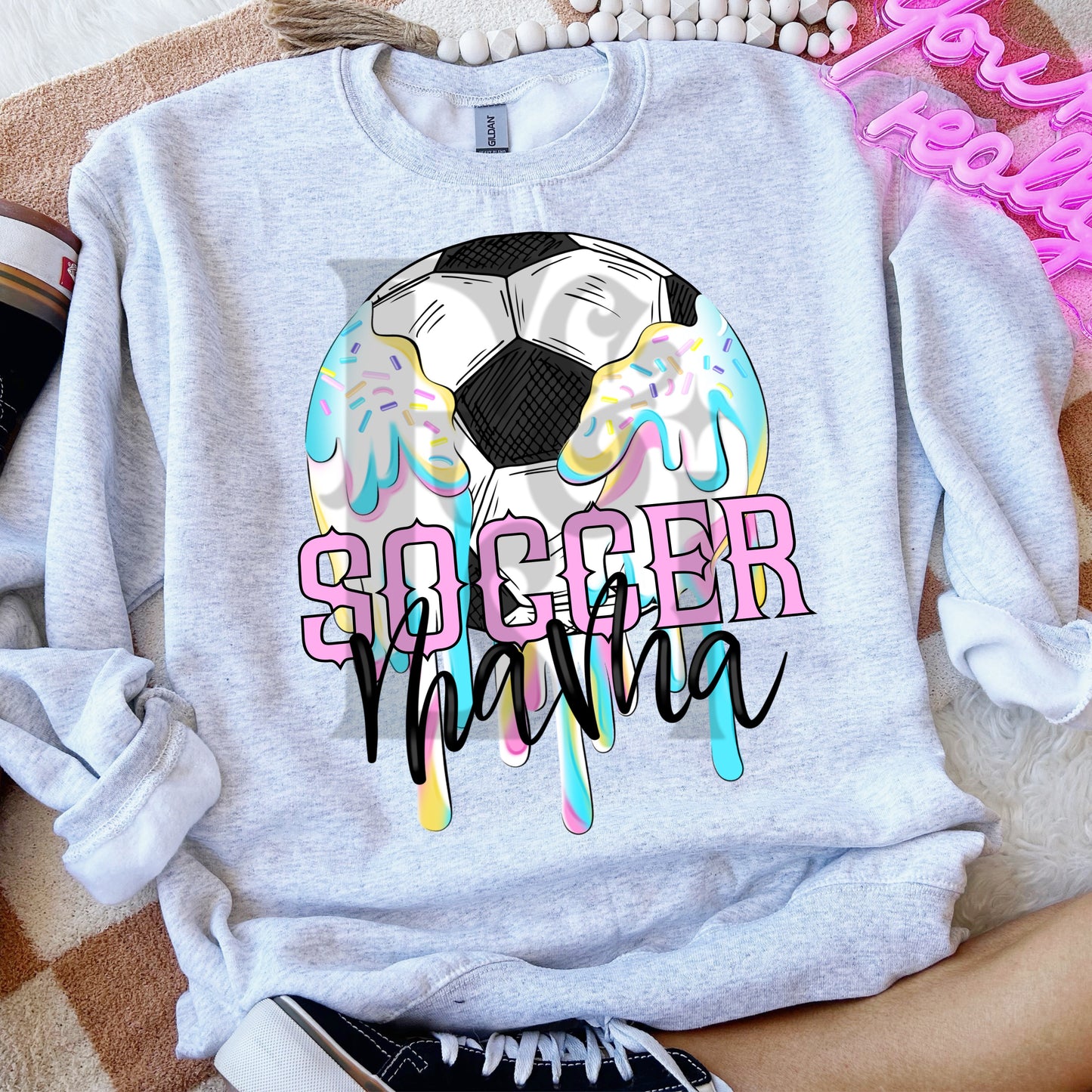 Soccer Mama Cotton Candy Drip - Digital Download