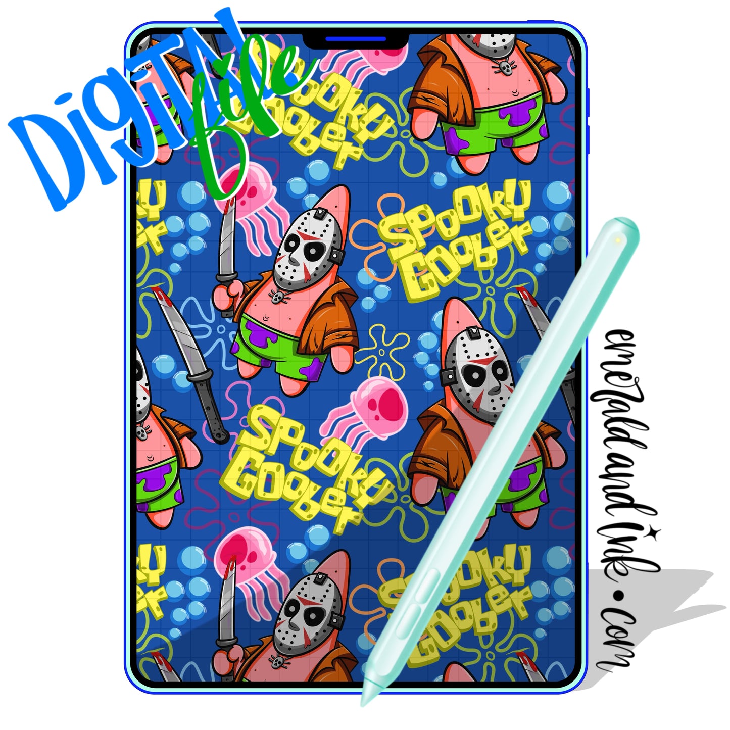 Character Spooky Goober Seamless - Digital Download