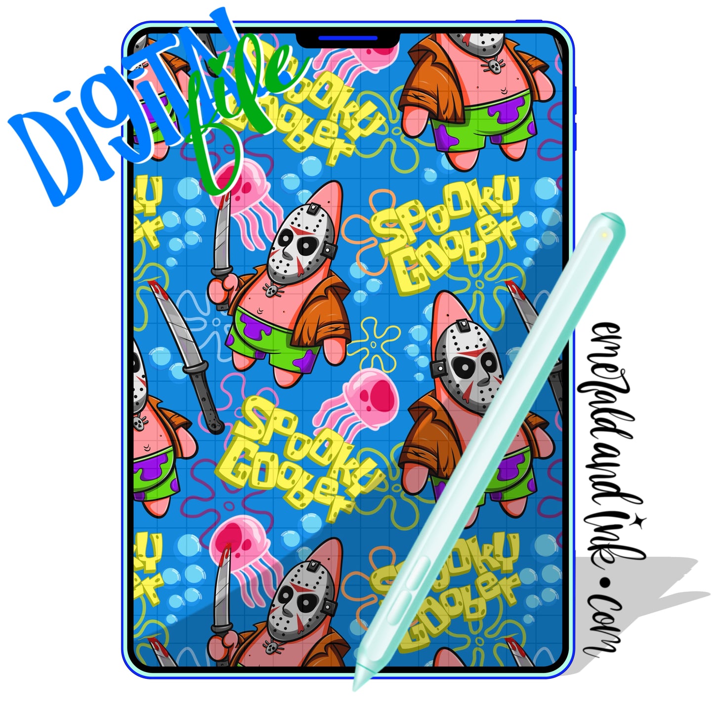 Character Spooky Goober Seamless - Digital Download