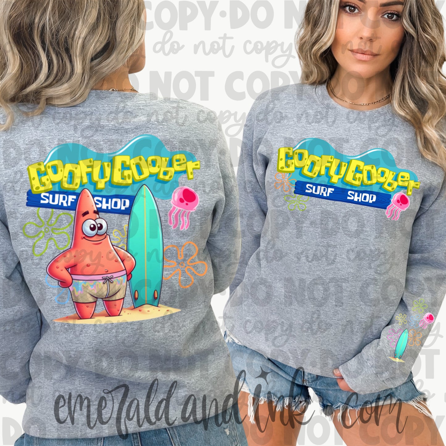 Cartoon Goofy Surf Shop SET - Digital Download