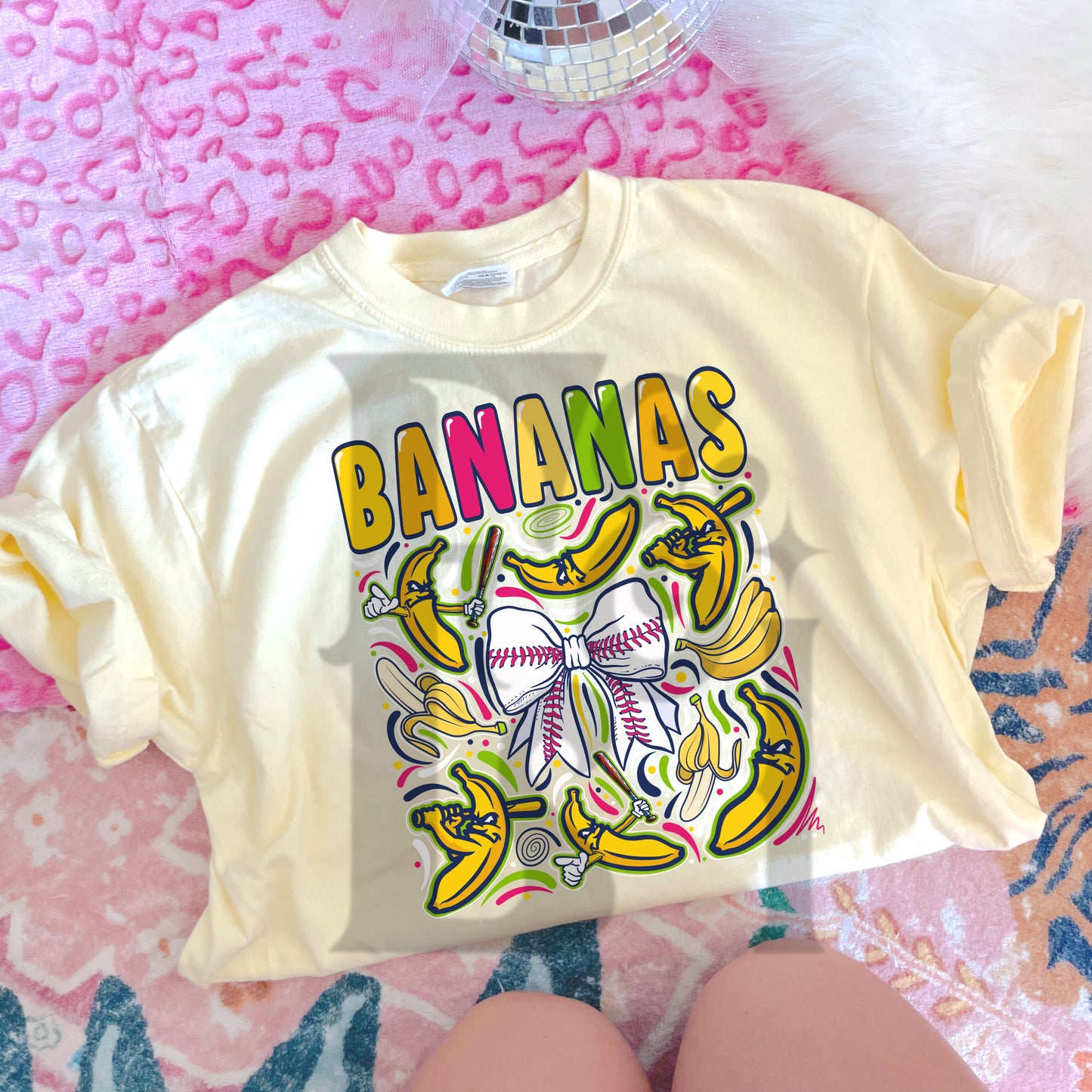 BANANAS Baseball Collage - Digital Download