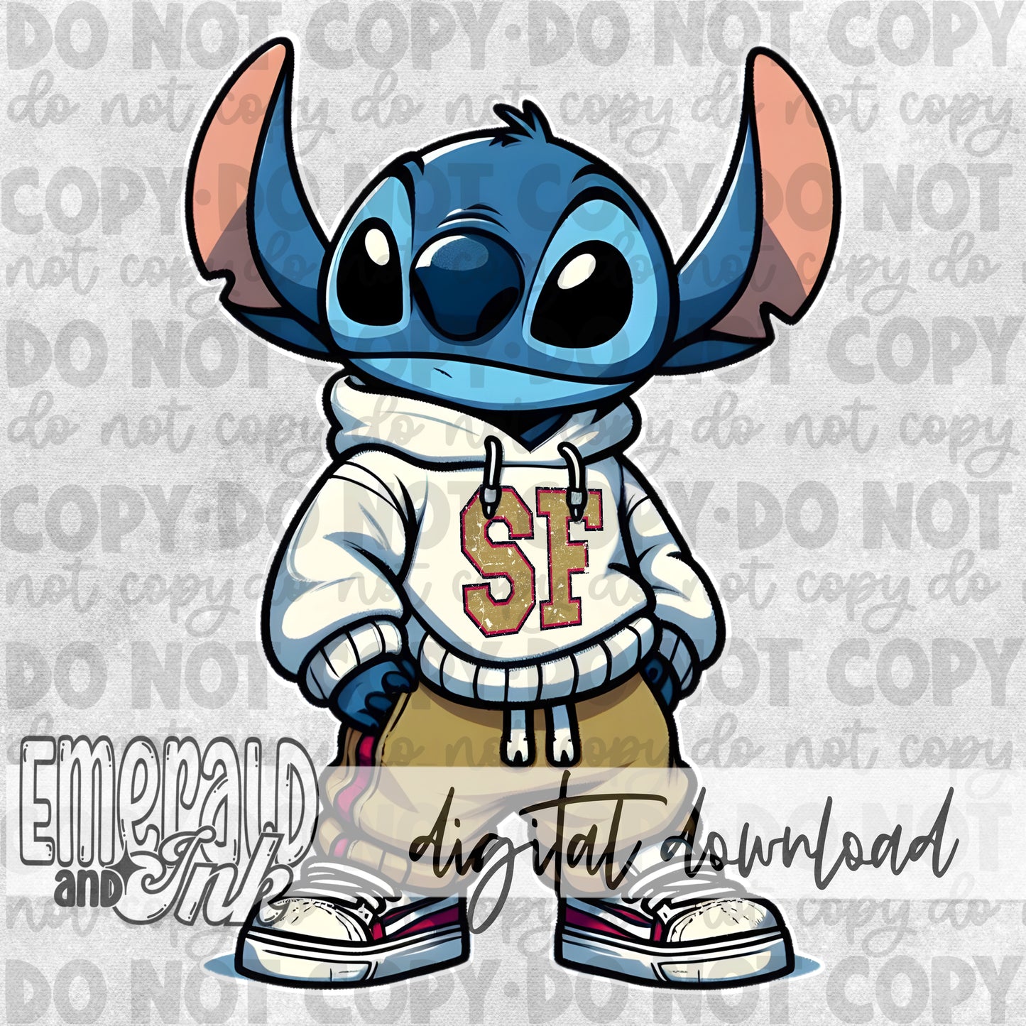 SF Blue Alien - DIGITAL Download
