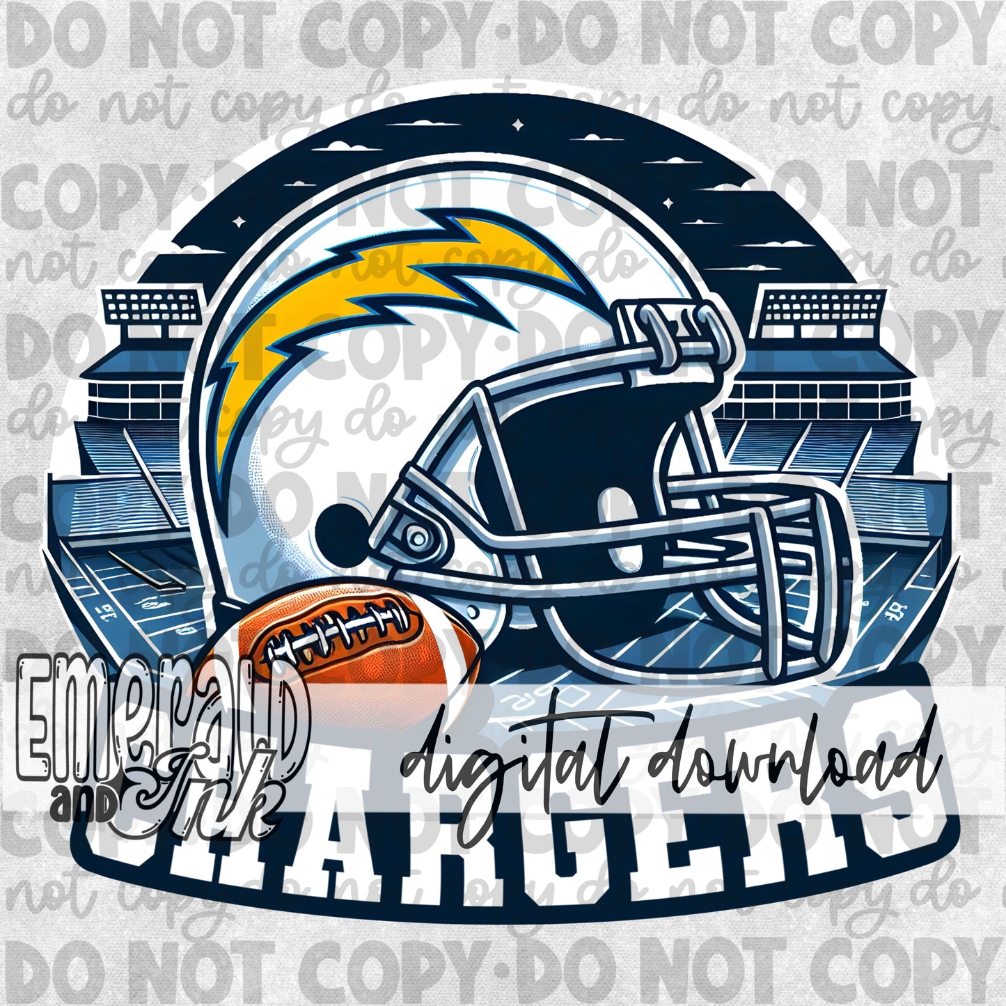 Football Stadium Digital Download - LAC