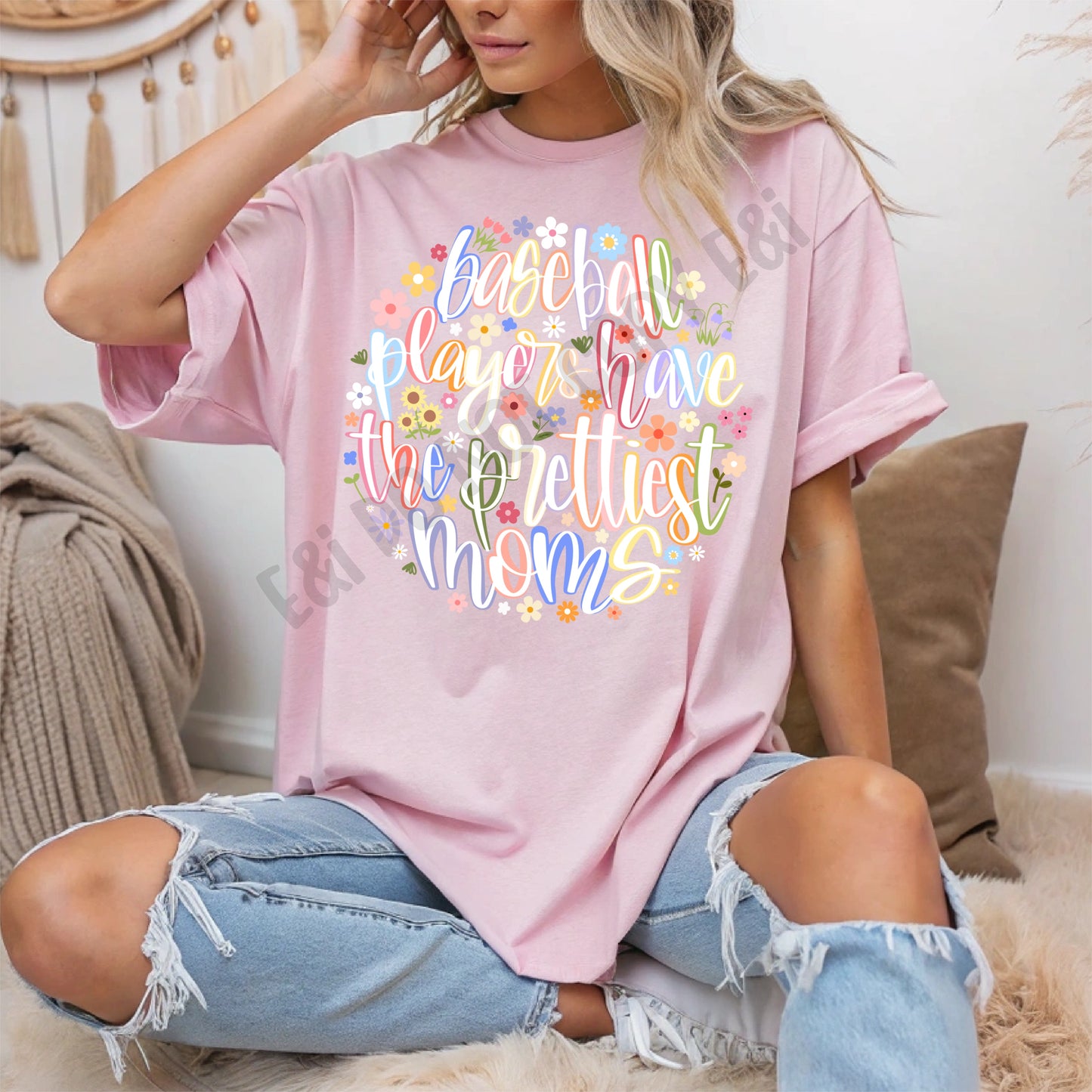Baseball Players Have The Prettiest Moms Hand Drawn/Lettered - Digital Download