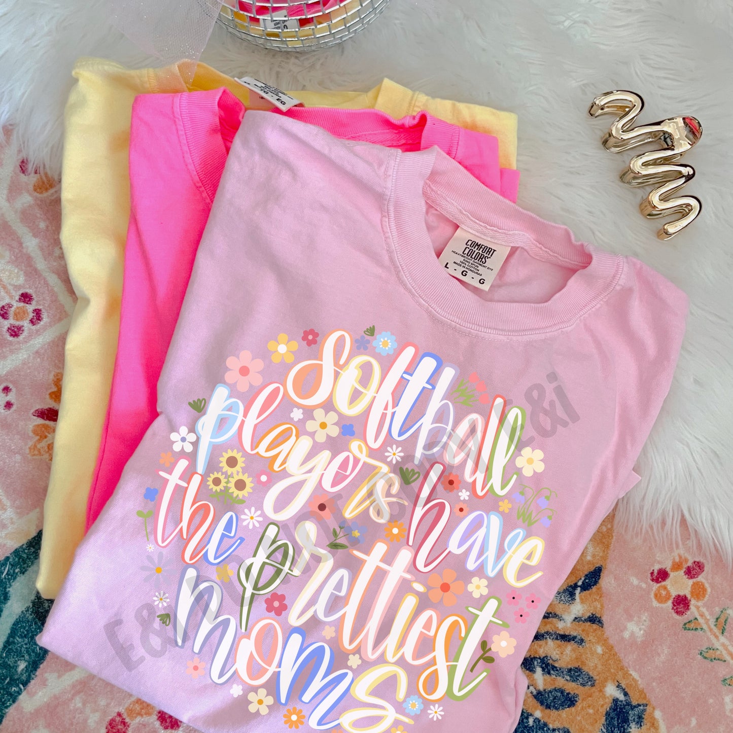 Softball Players Have The Prettiest Moms Hand Drawn/Lettered - Digital Download
