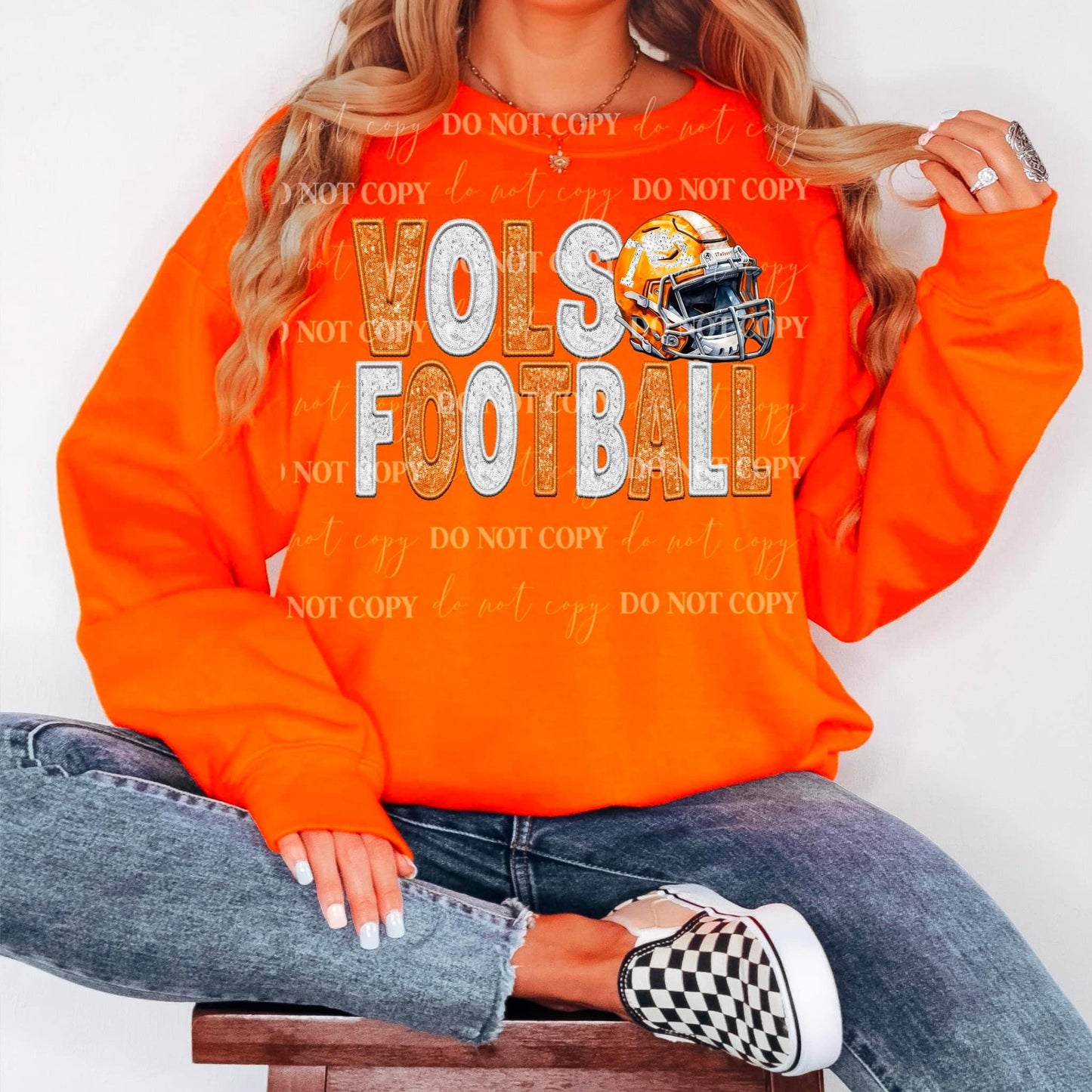 Football Volunteers Faux Embroidery - DTF
