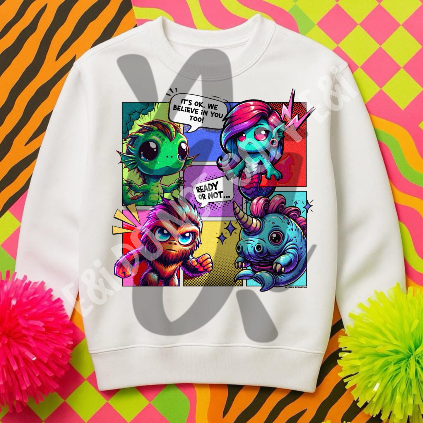 Kawaii Cryptid Collab by Diesel Designs + EMERALD & iNK